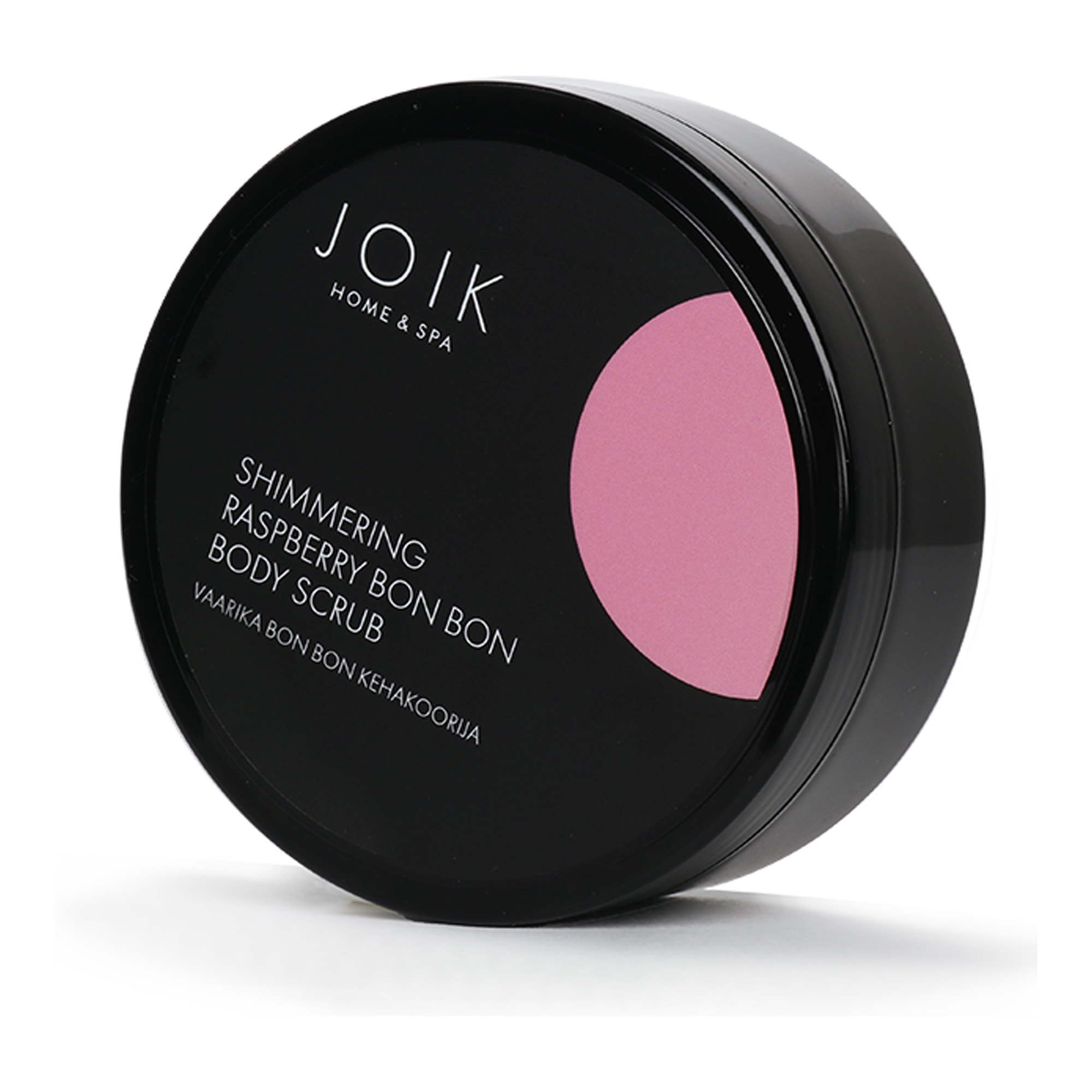 Särav vaarika kehakoorija suhkru ja roosa saviga 210ml