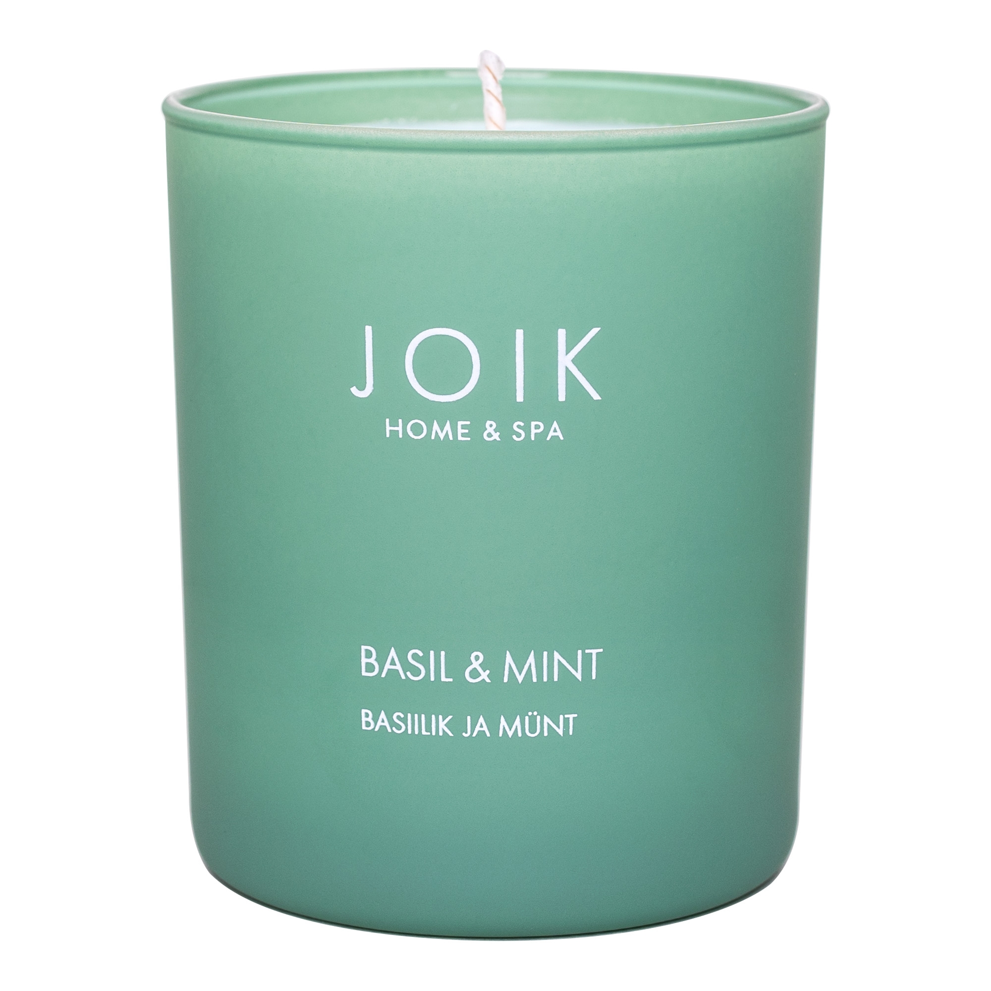 Rapsivahast lõhnaküünal  Basiilik ja Münt 150g