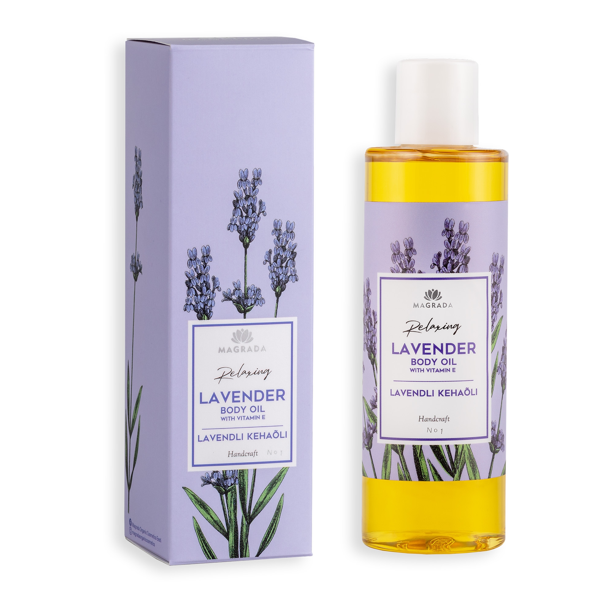 Lavendli keha- ja massaažiõli E-vitamiiniga 100ml