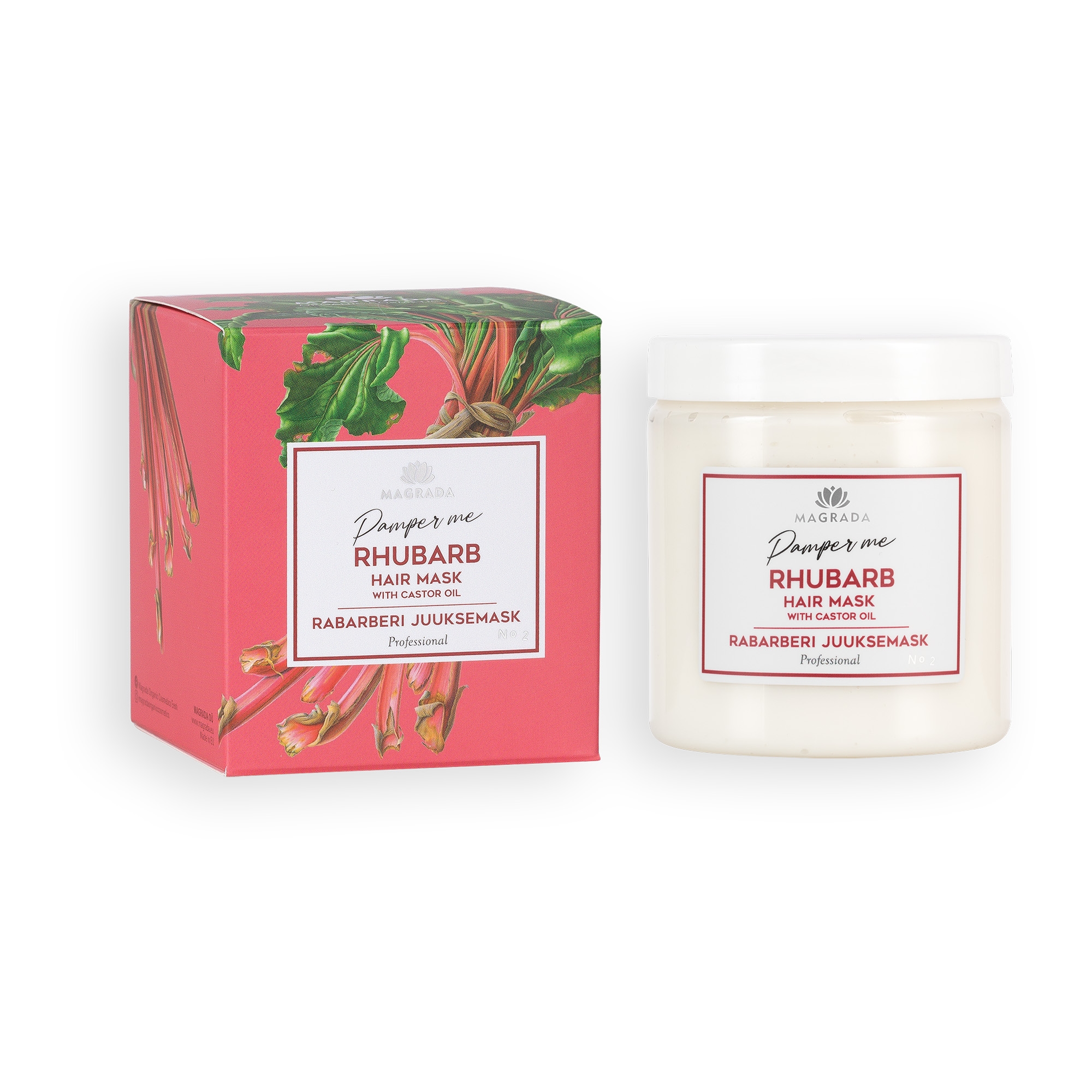 Rabarberi juuksemask riitsinusõliga 250ml