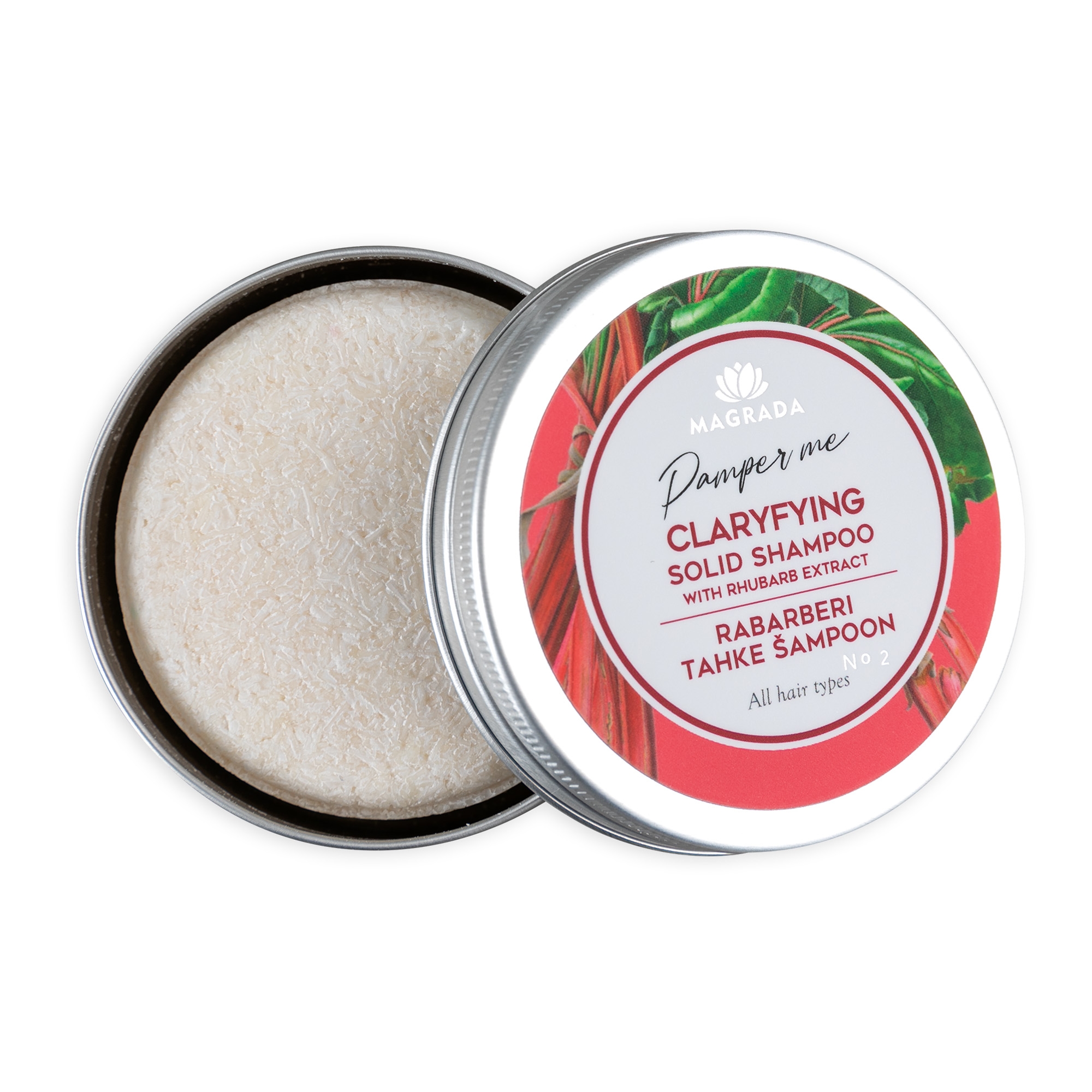 Rabarberi tahke šampoon 58g