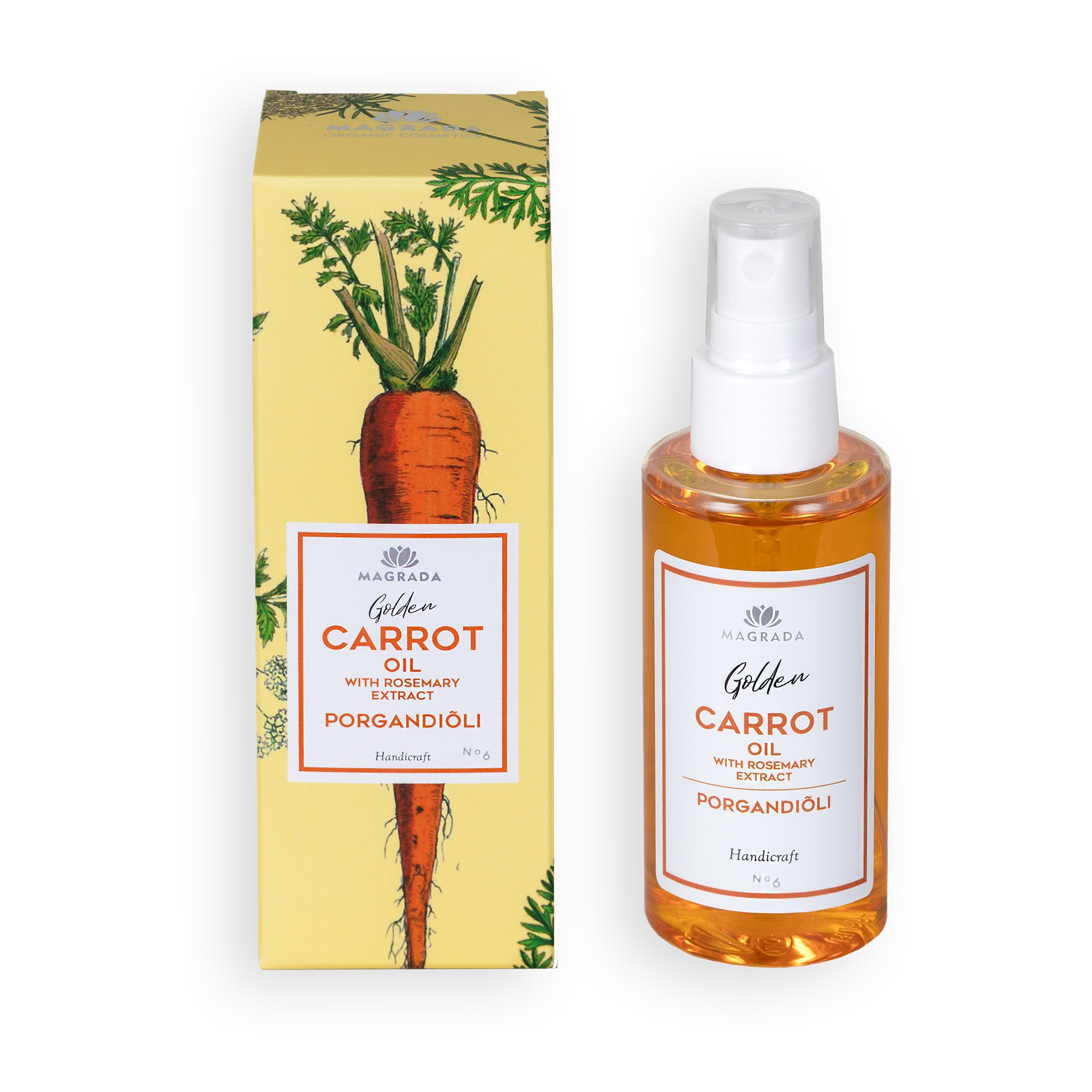 Tooniv porgandi kehaõli E-vitamiiniga 75ml