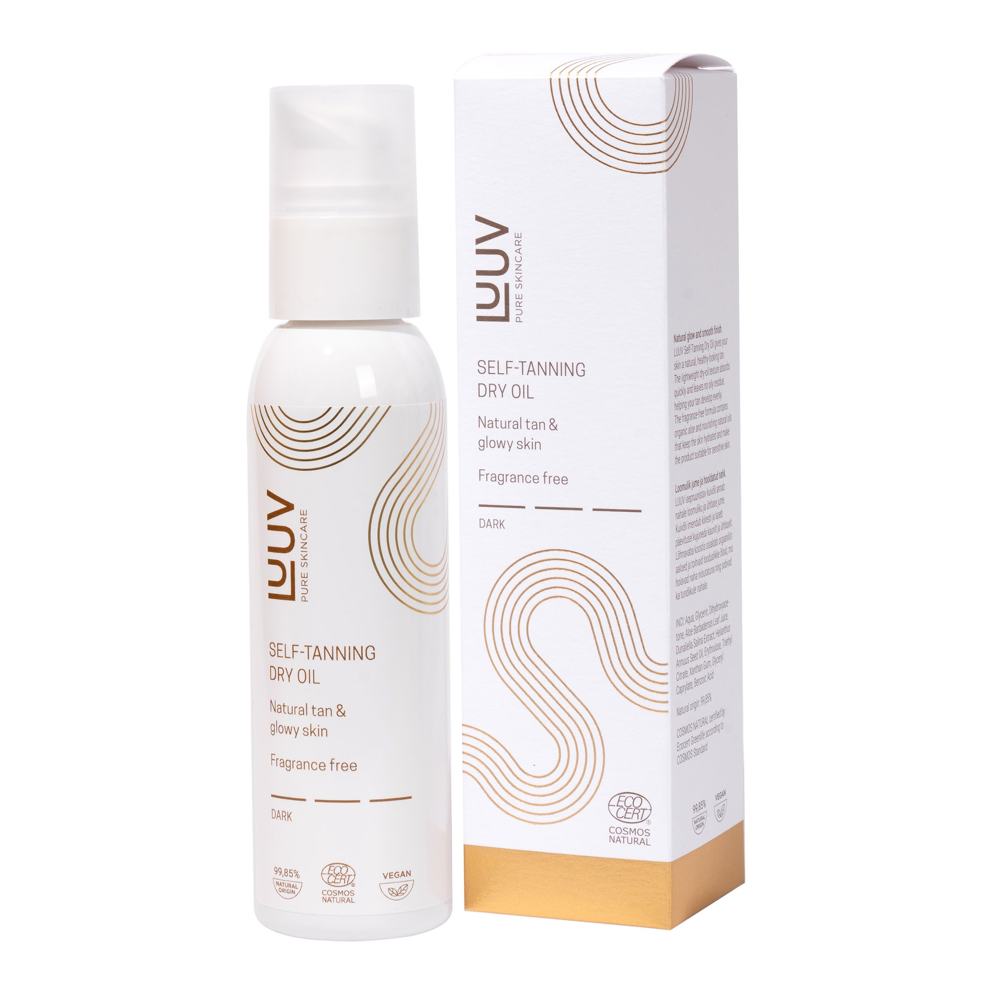 Isepruunistav kuivõli tume 150ml