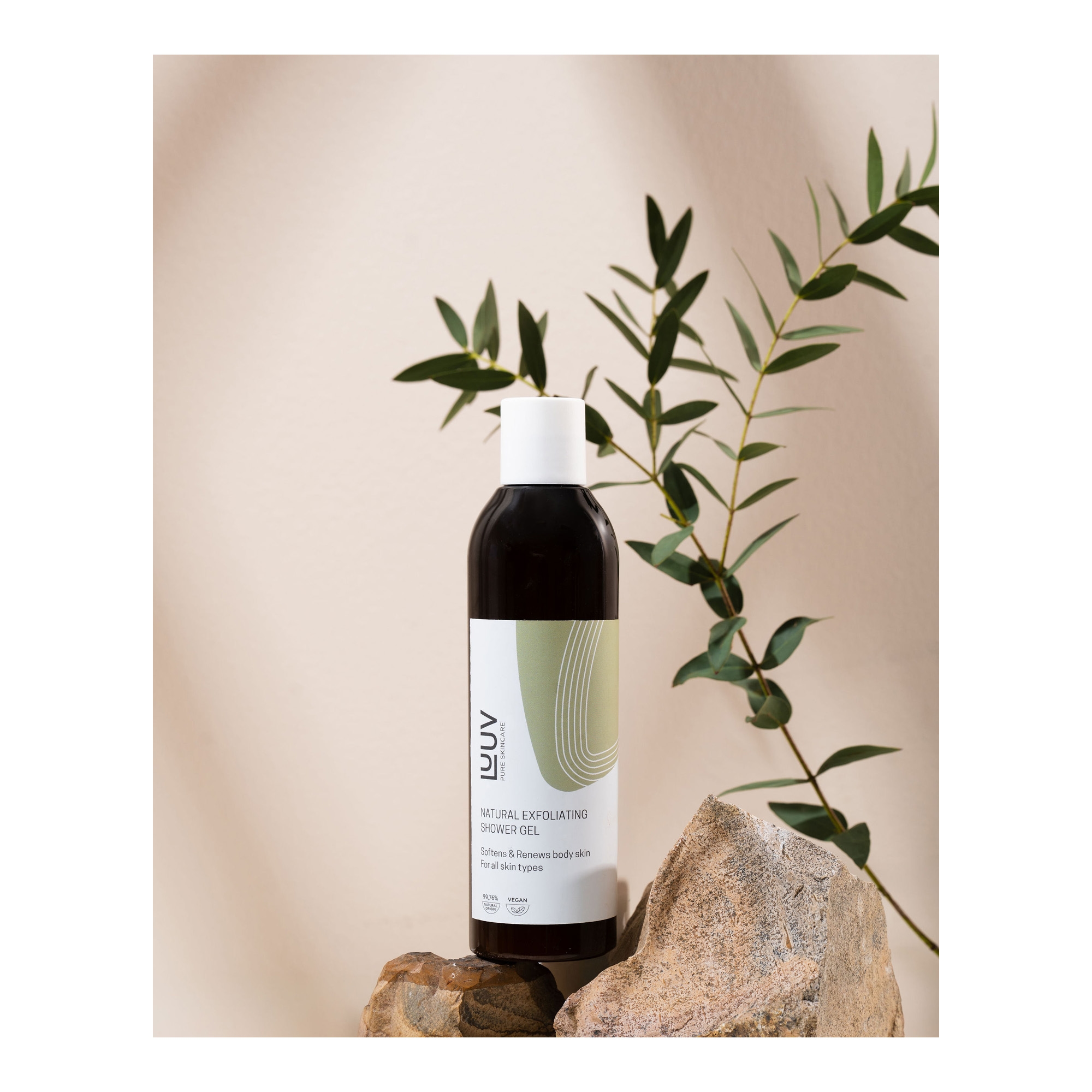 Looduslik kooriv dušigeel 250ml