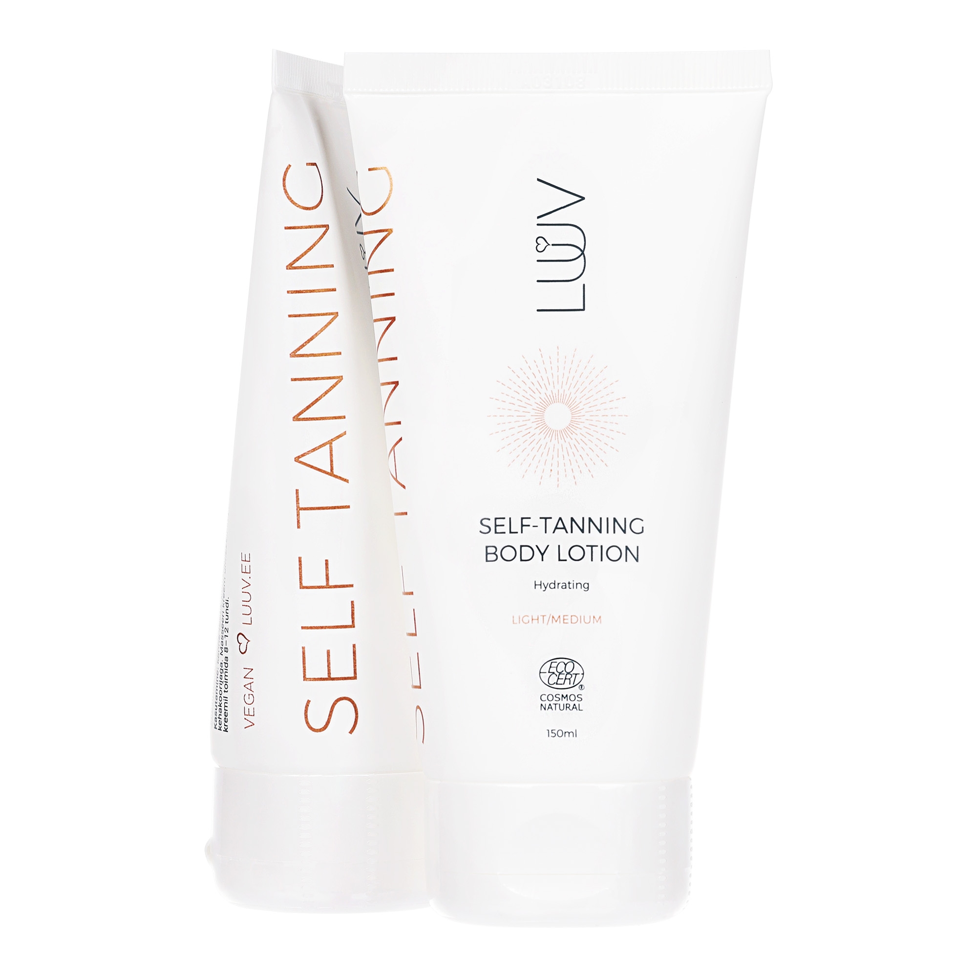 Isepruunistav kehakreem - hele/keskmine toon 200ml