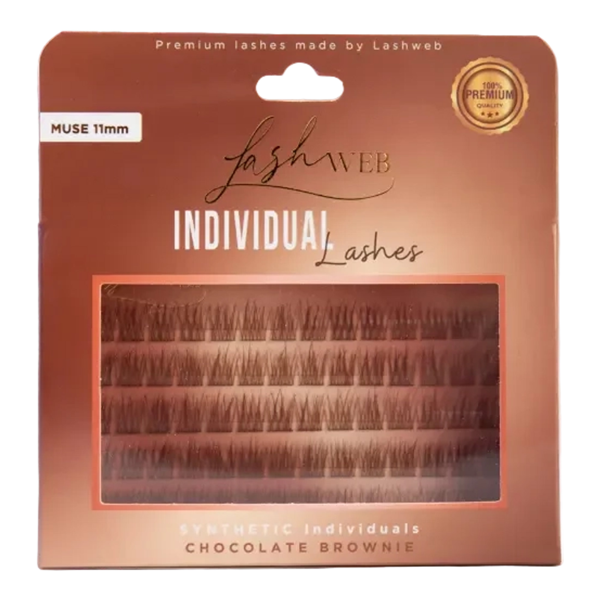 Muse pruunid ripsmetutikud 11mm