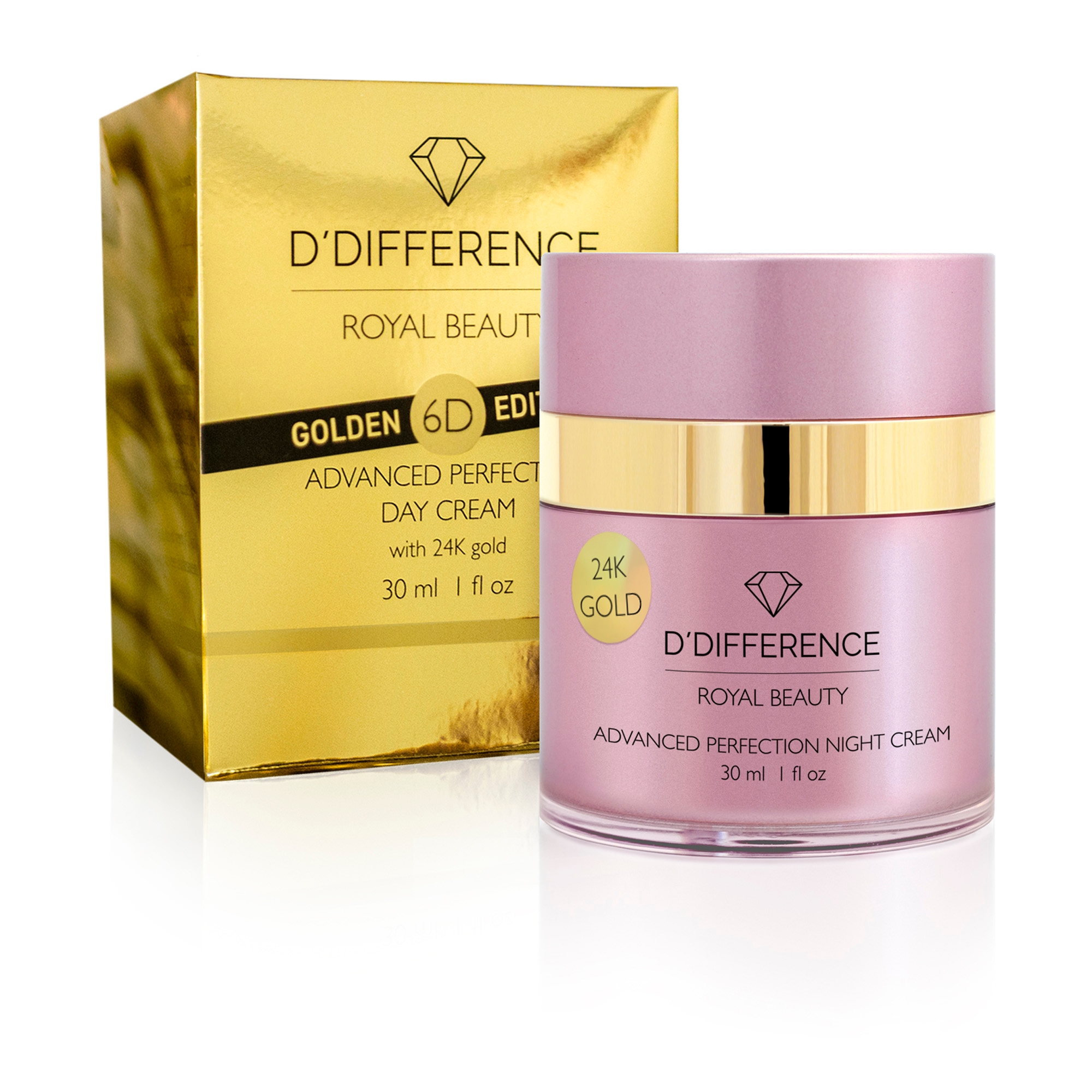 6D Advanced Perfection päevakreem 24K kullaga 30ml