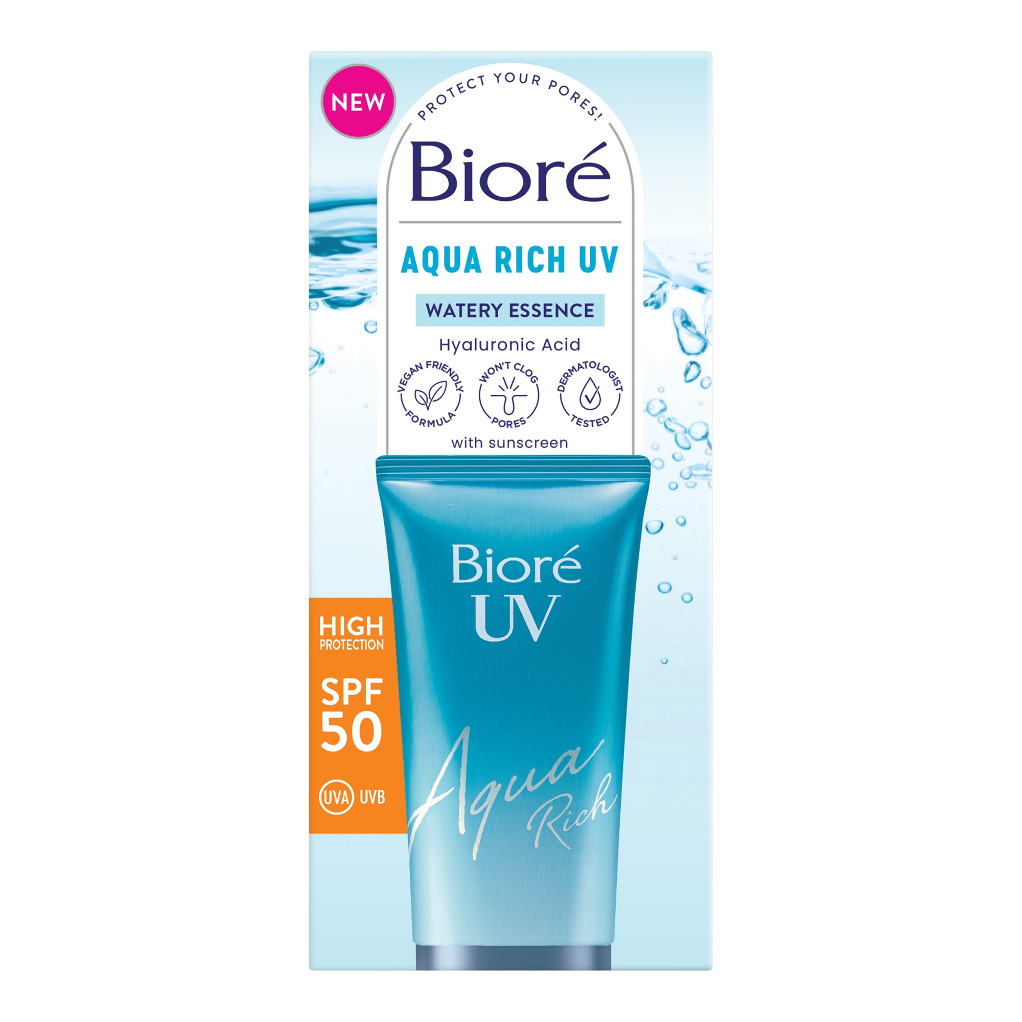 Aqua Rich UV Weightless Moisturiser SPF50 päikesekaitsekreem 50ml