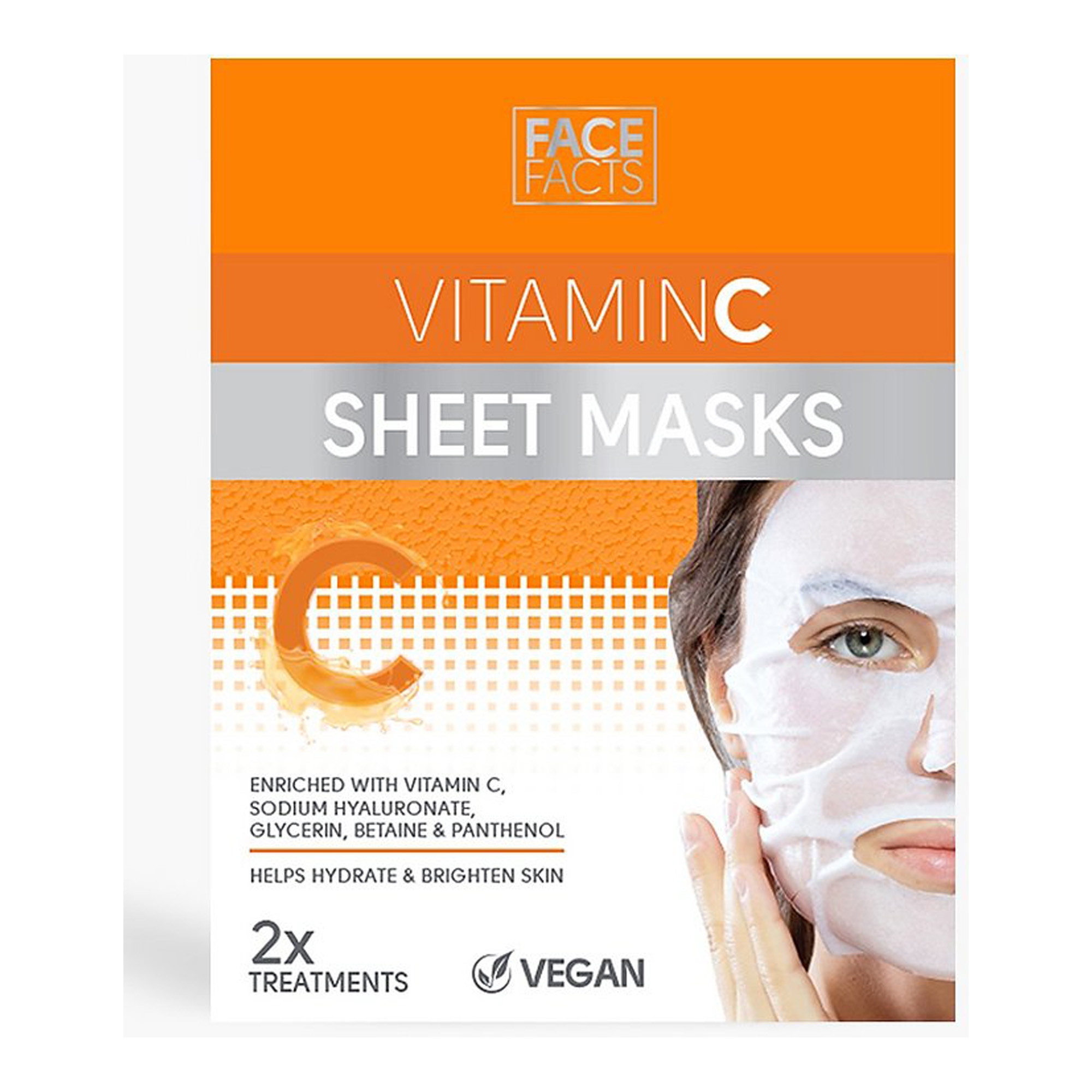 Kangasmask näole jumet parandav C-vitamiiniga 2tk