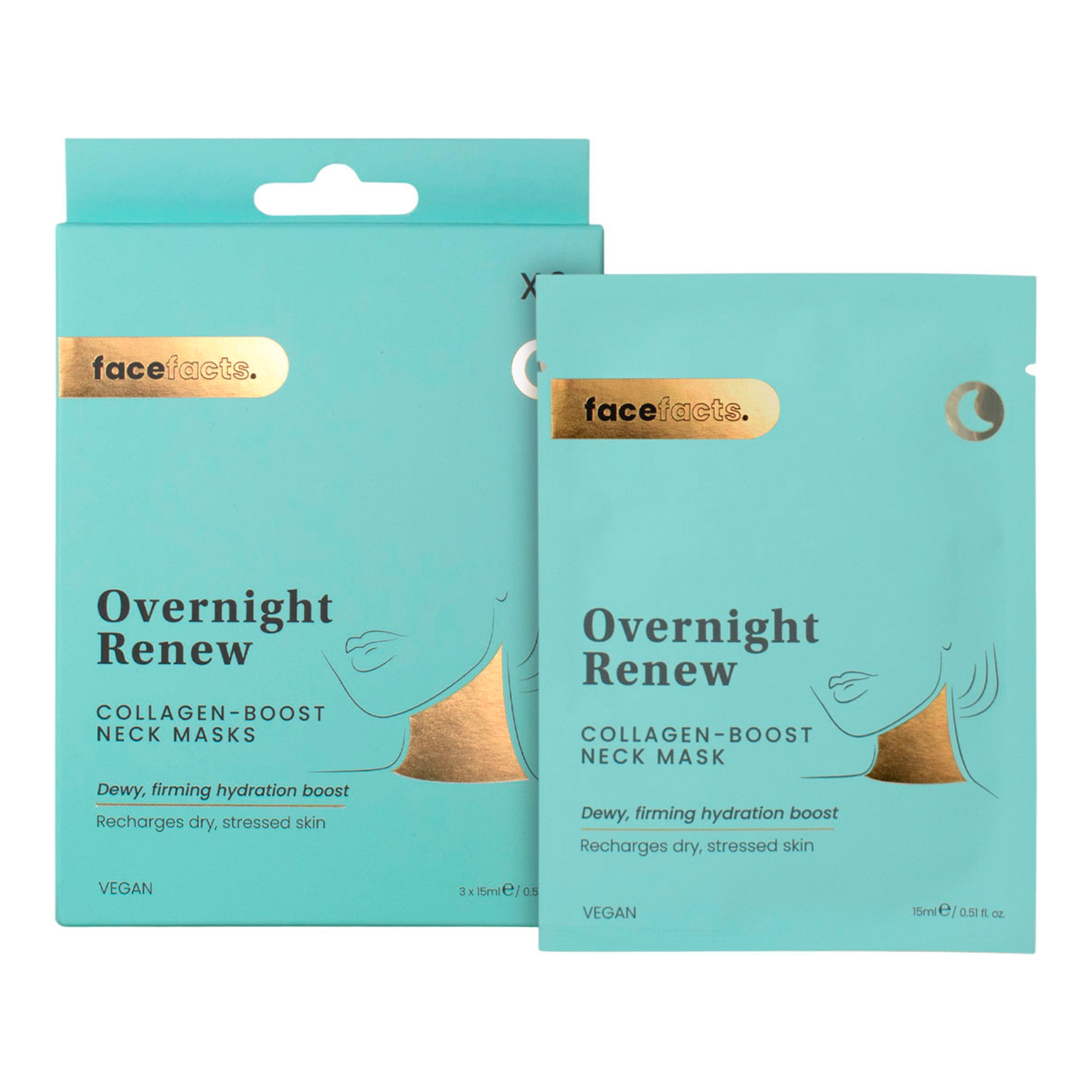 Kollageeniga kangasmask kaelale 3tk