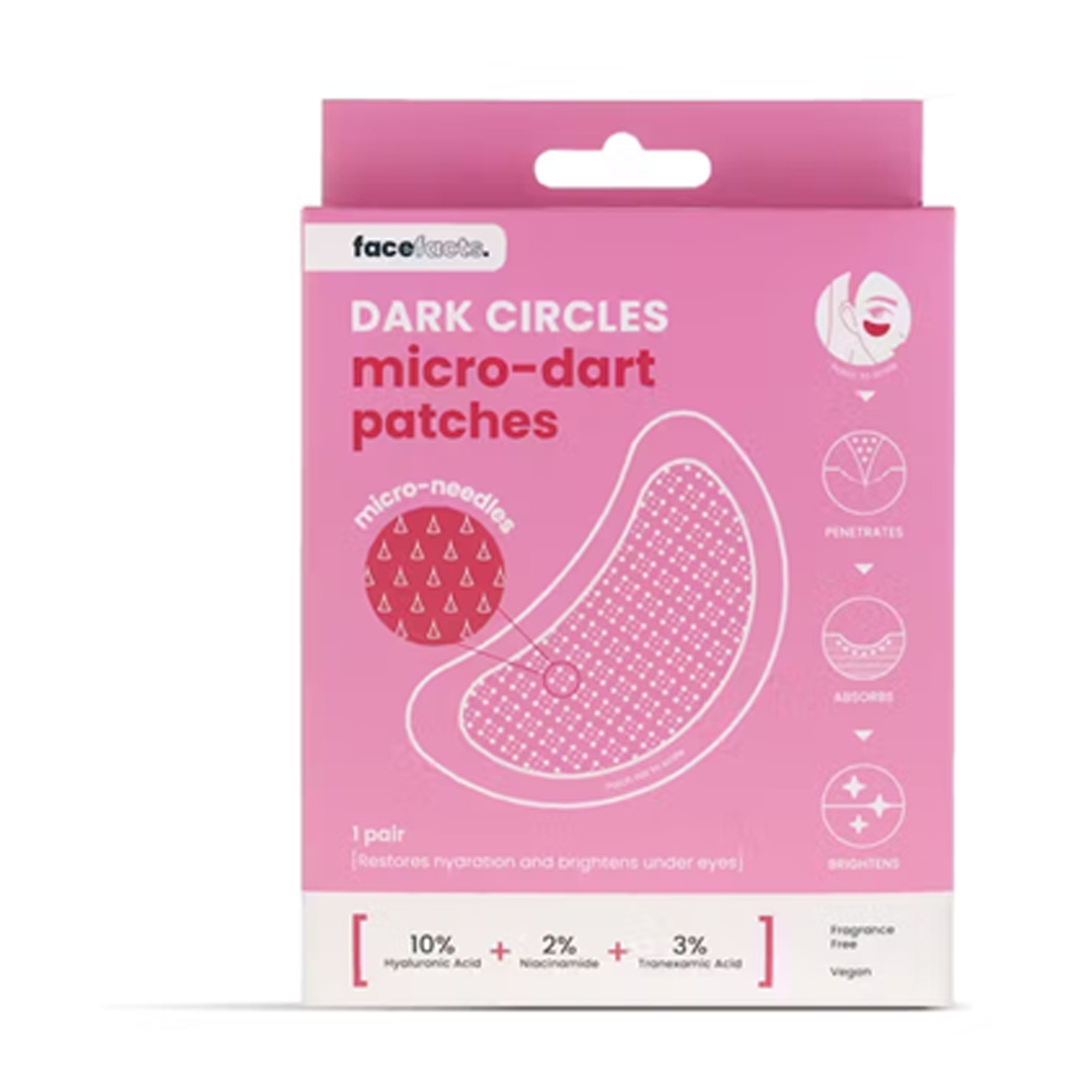 Micro Dart plaastrid tumedatele silmaalustele 1 paar