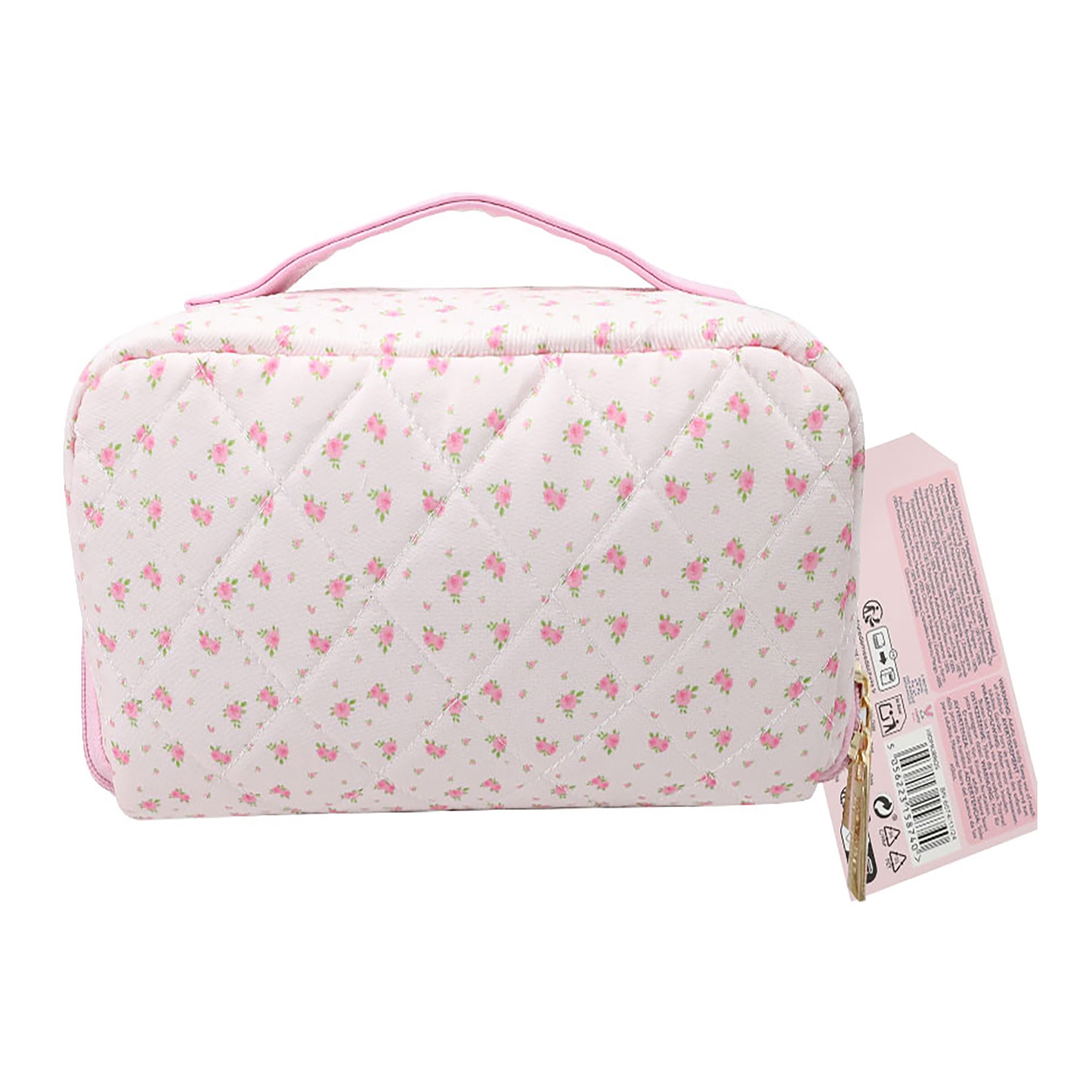 Kosmeetikakott Rose Diagonal Zip Bag