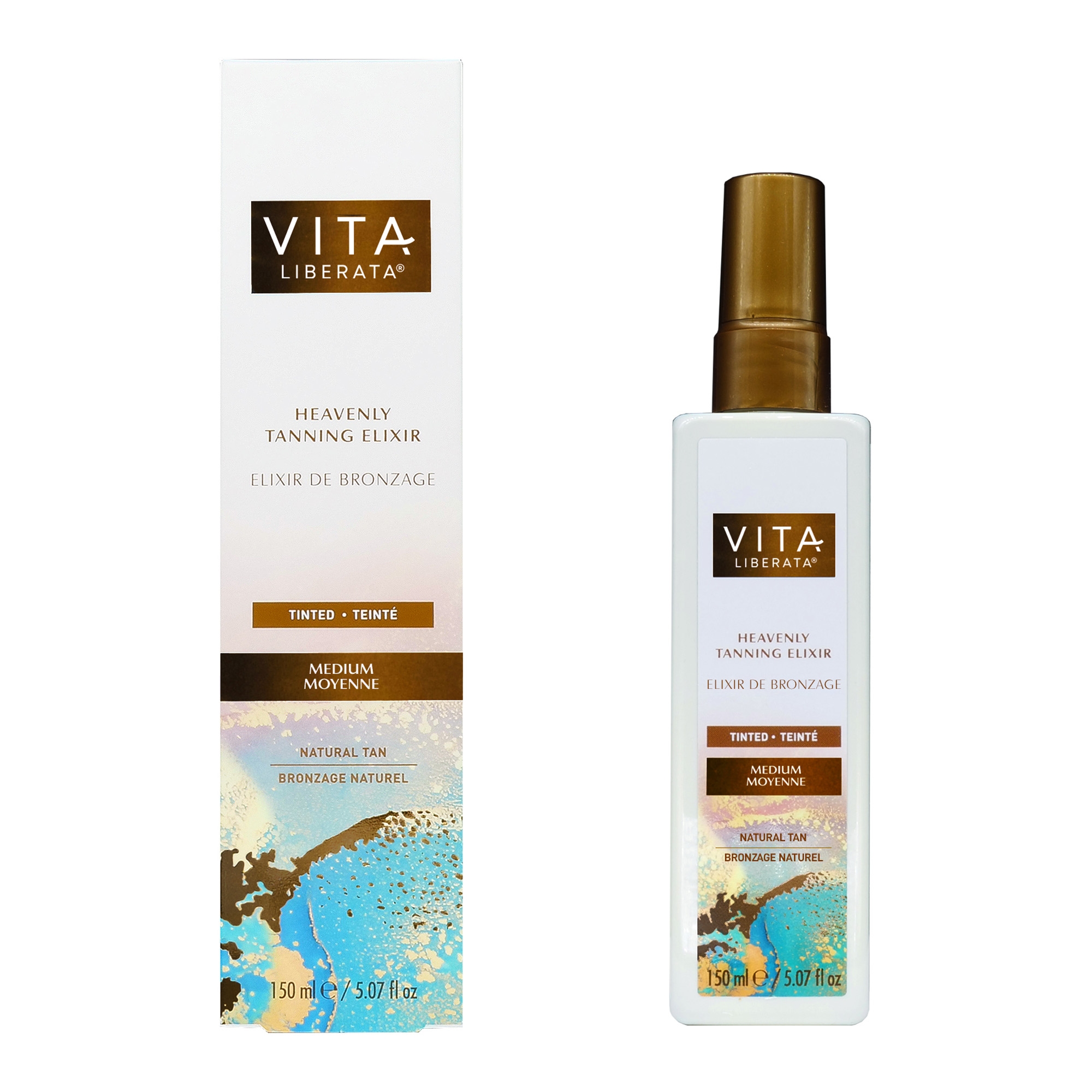 Toonitud isepruunistav eliksiir, keskmine toon 150ml