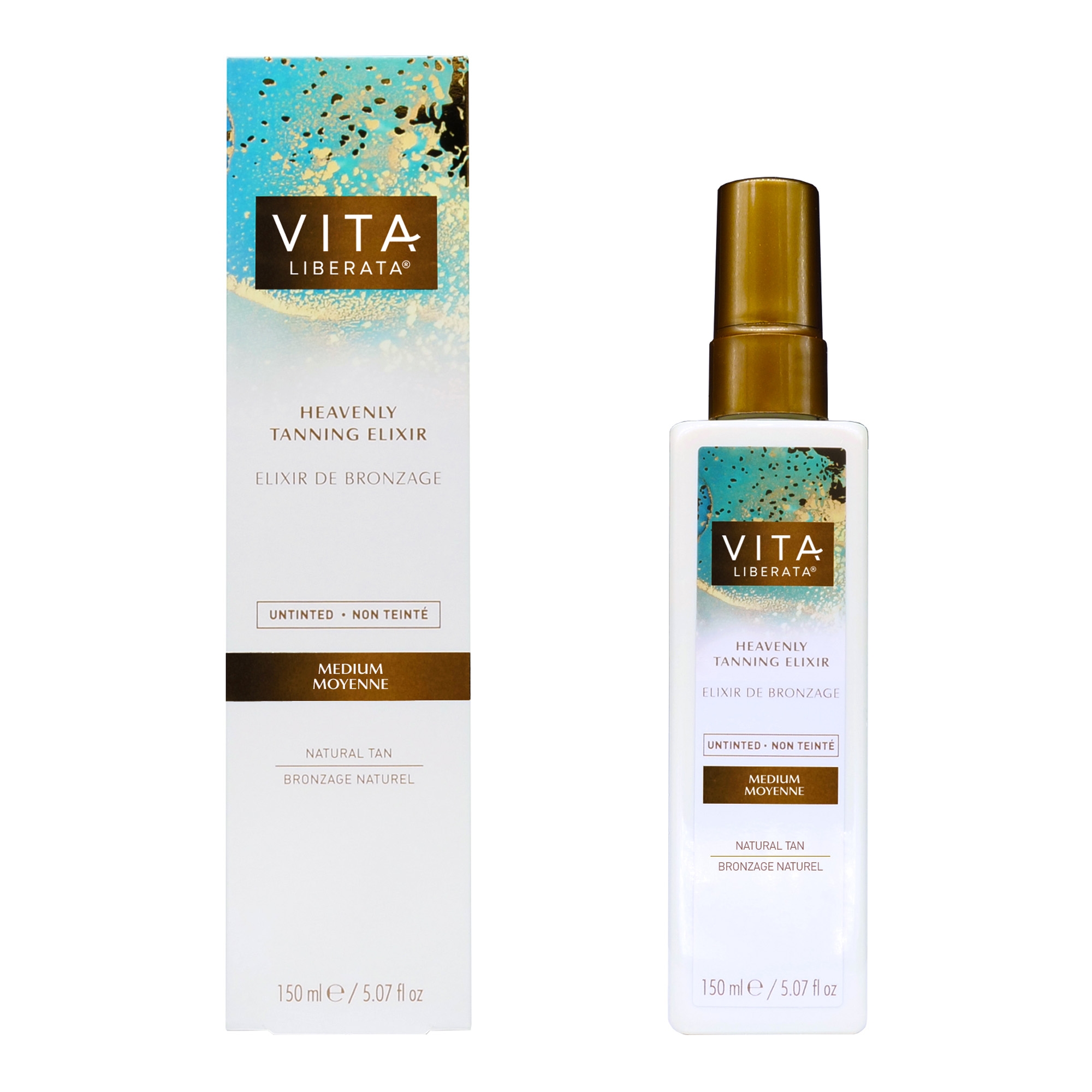 Värvitu isepruunistav eliksiir, keskmine toon 150ml