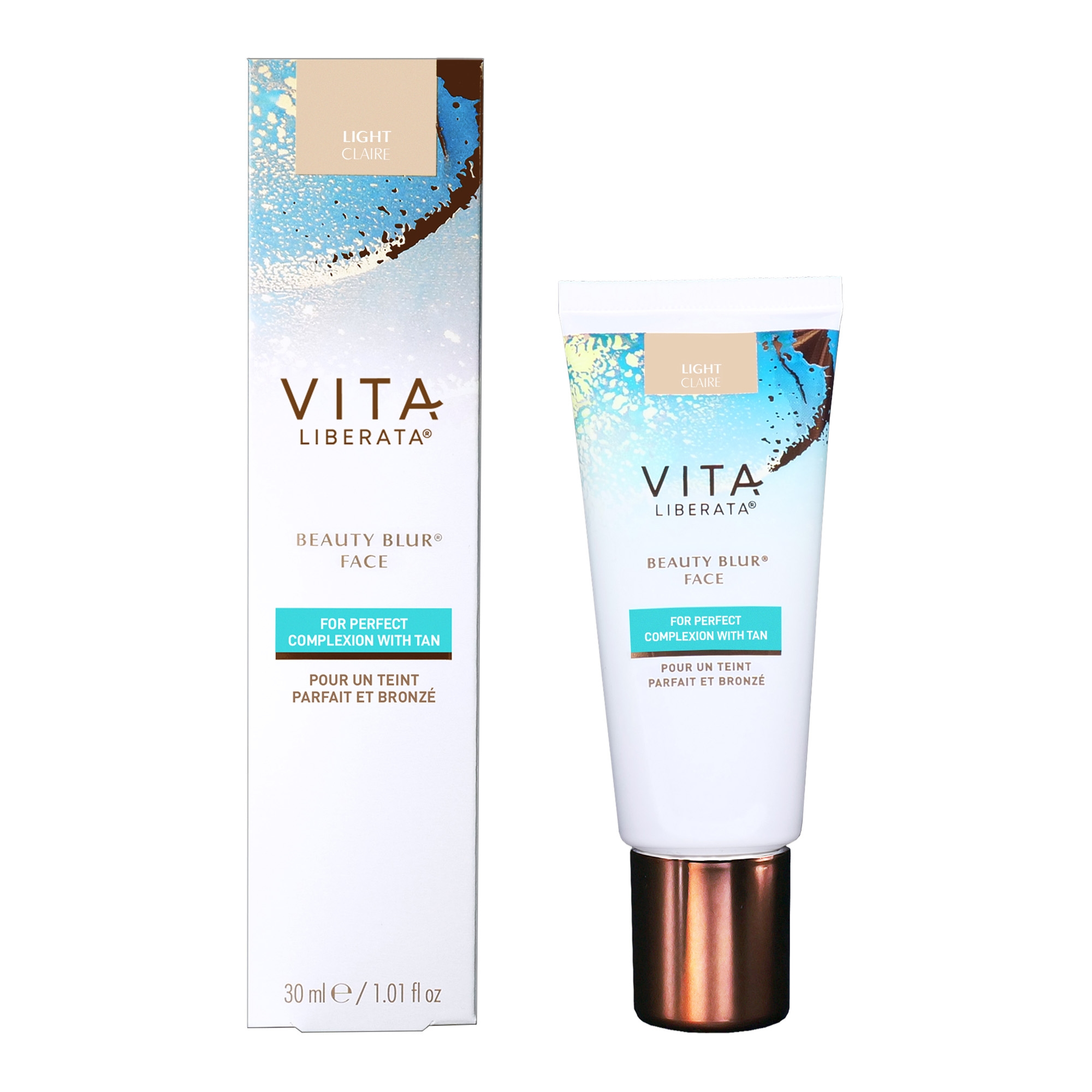 Isepruunistav näo jumestus, hele toon 30ml