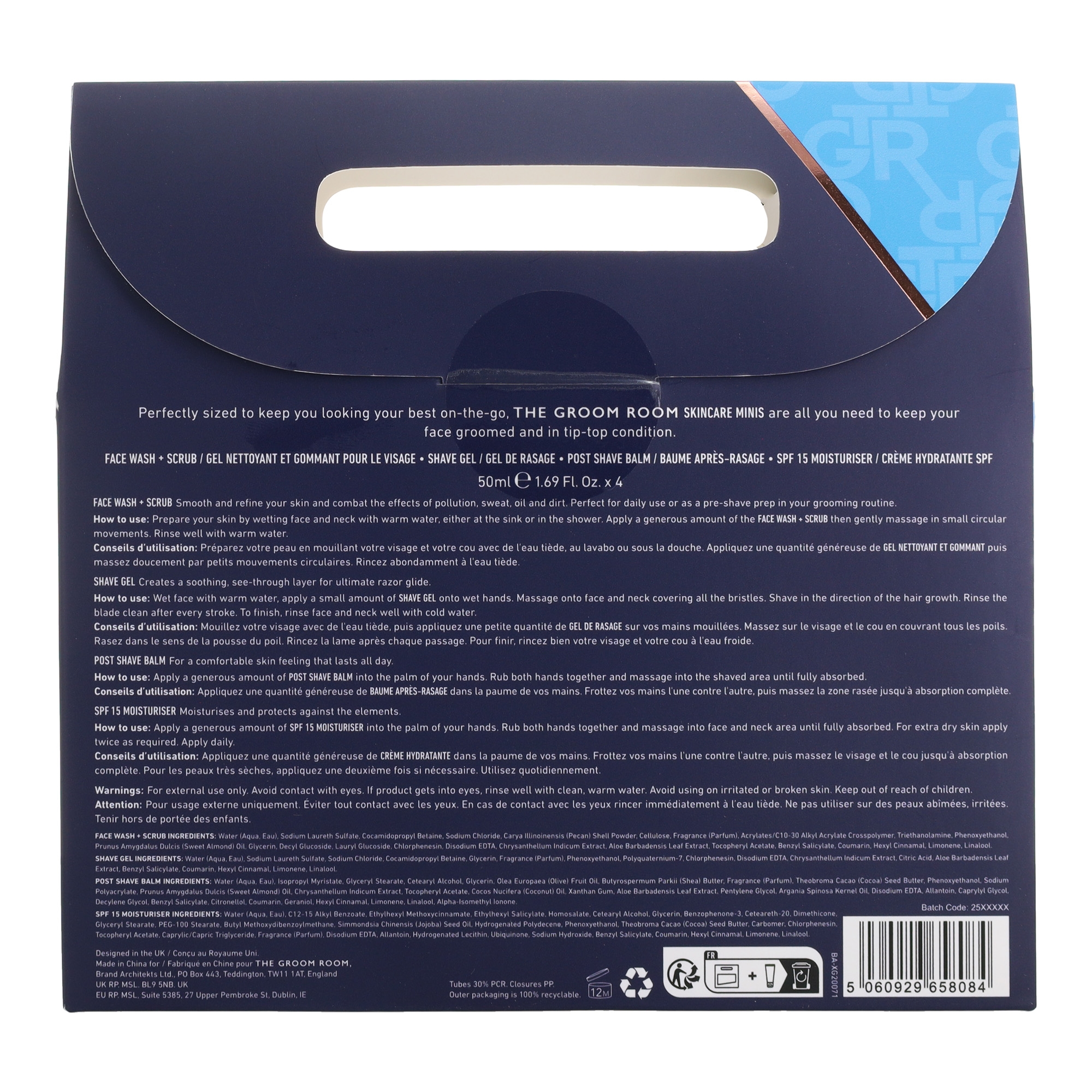 Nahahooldus kinkekomplekt meestele