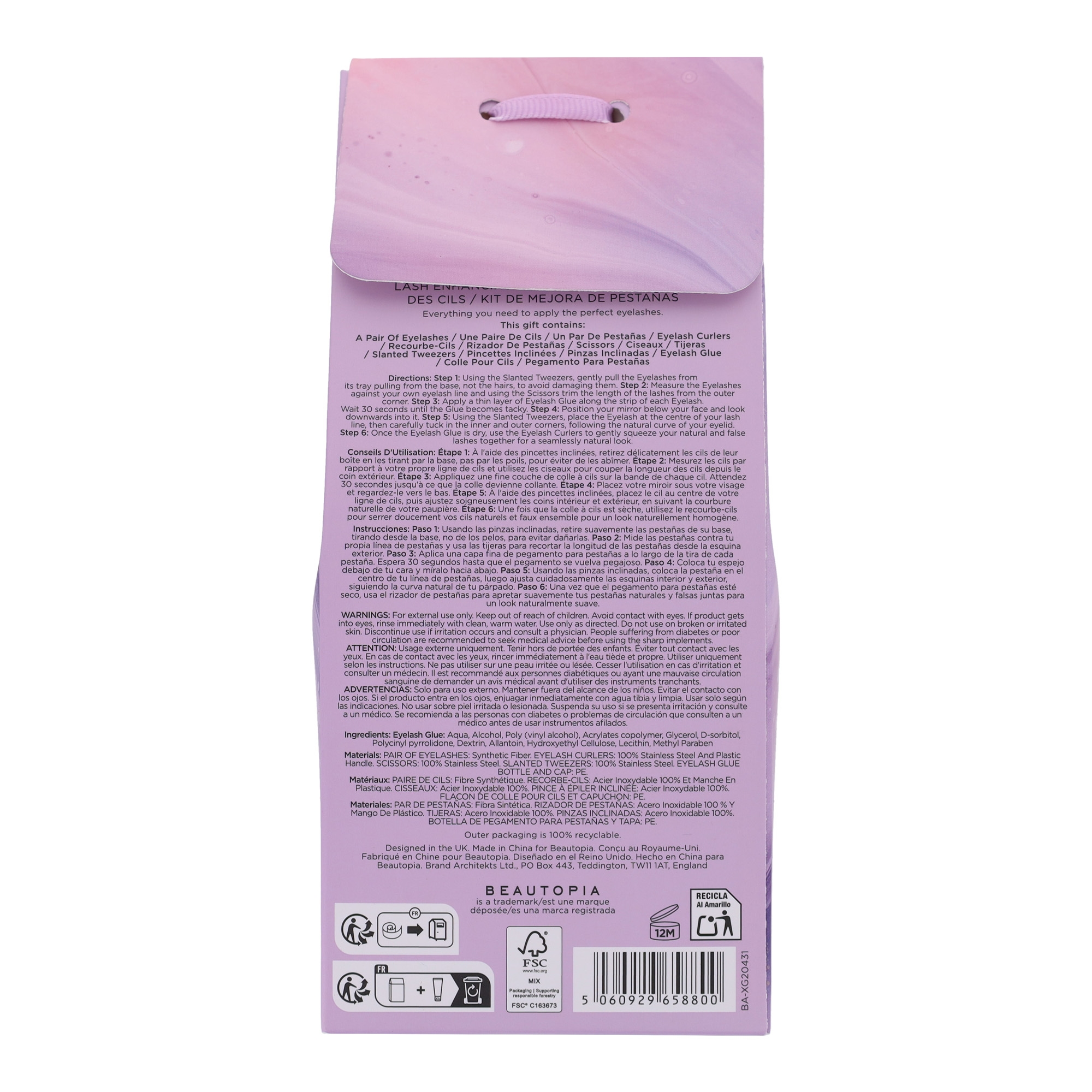 Ripsmepikenduste kinkekomplekt