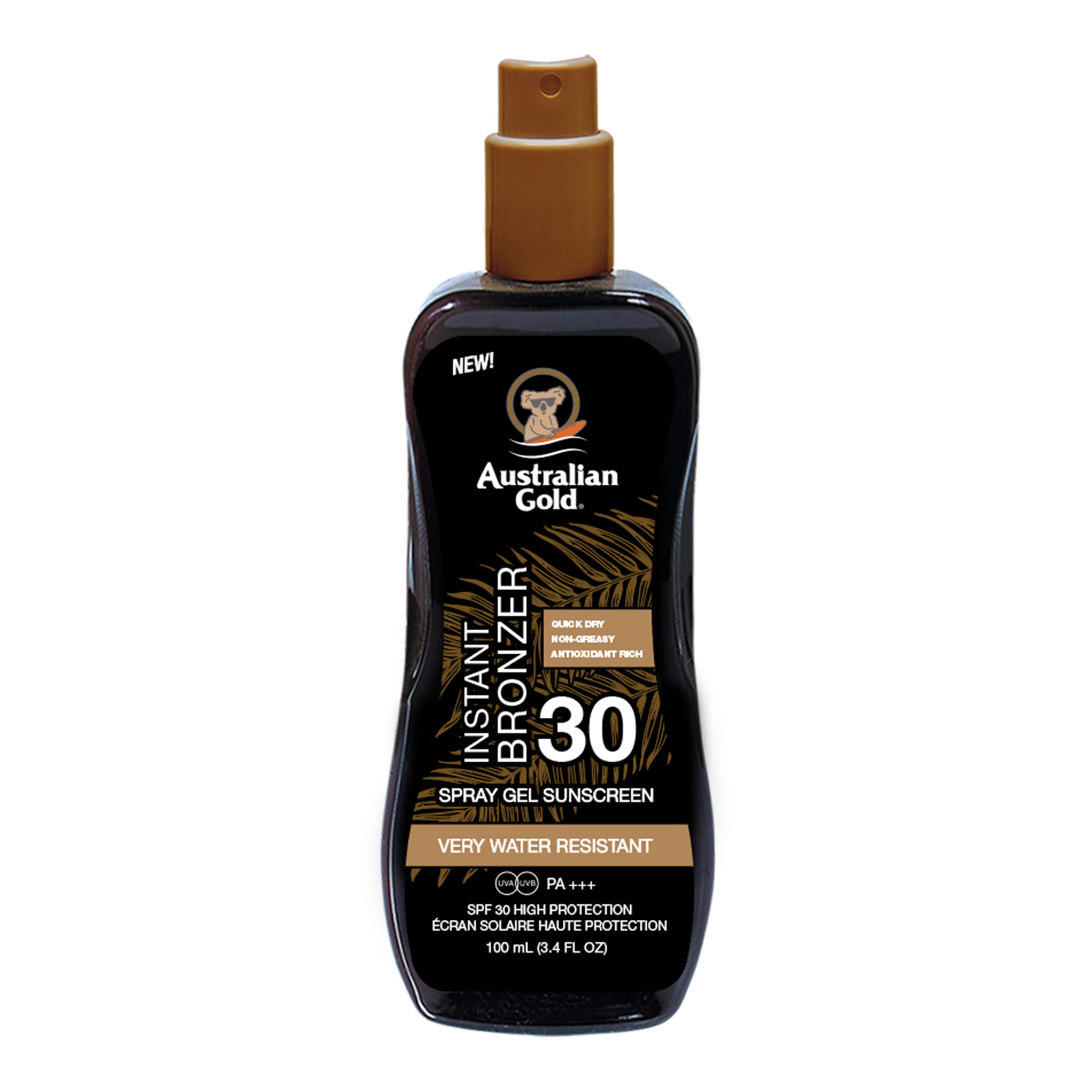 Spray Gel With Bronzer pruunistav päevitusgeel SPF30 100ml