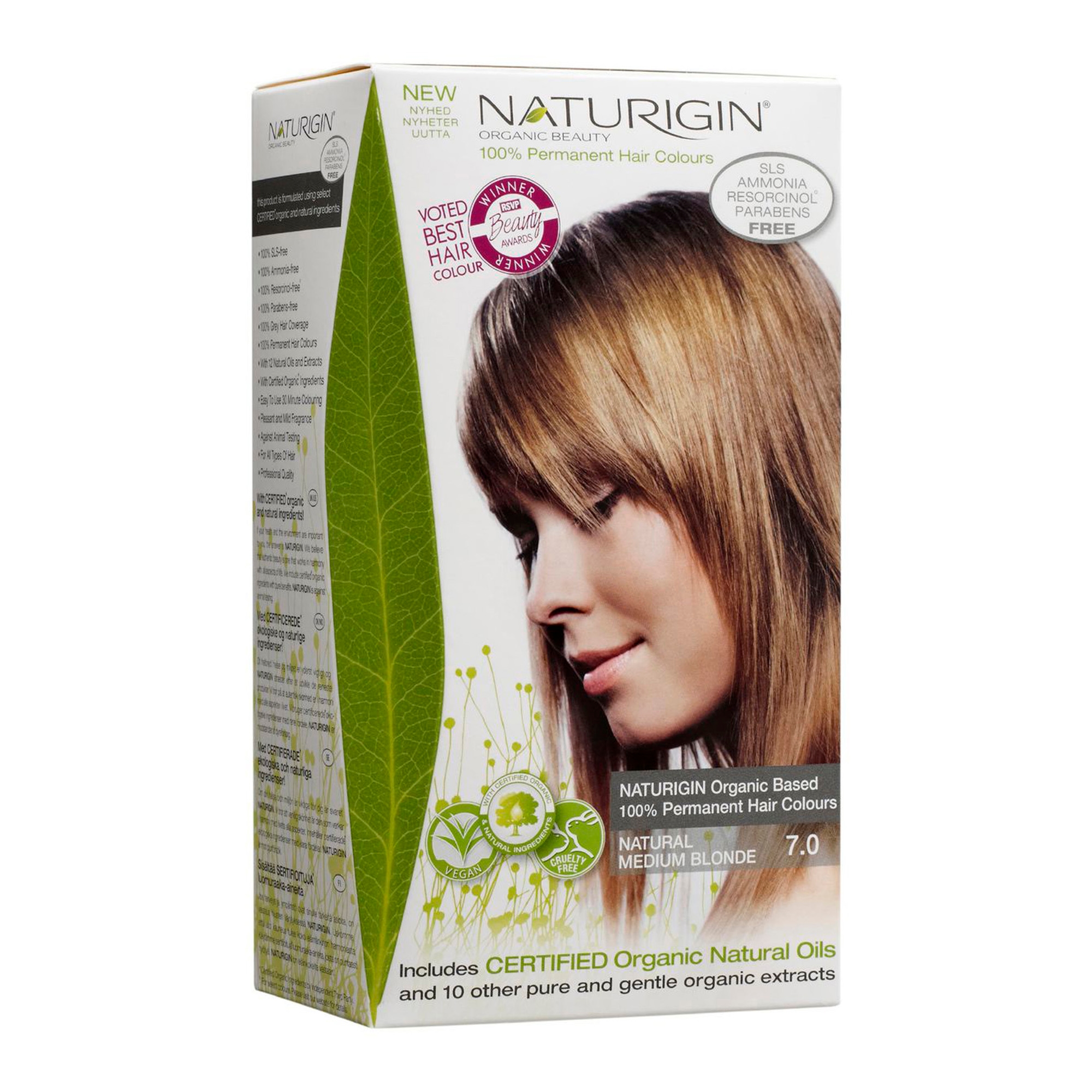 Juuksevärv Loomulik keskmine blond 7,00