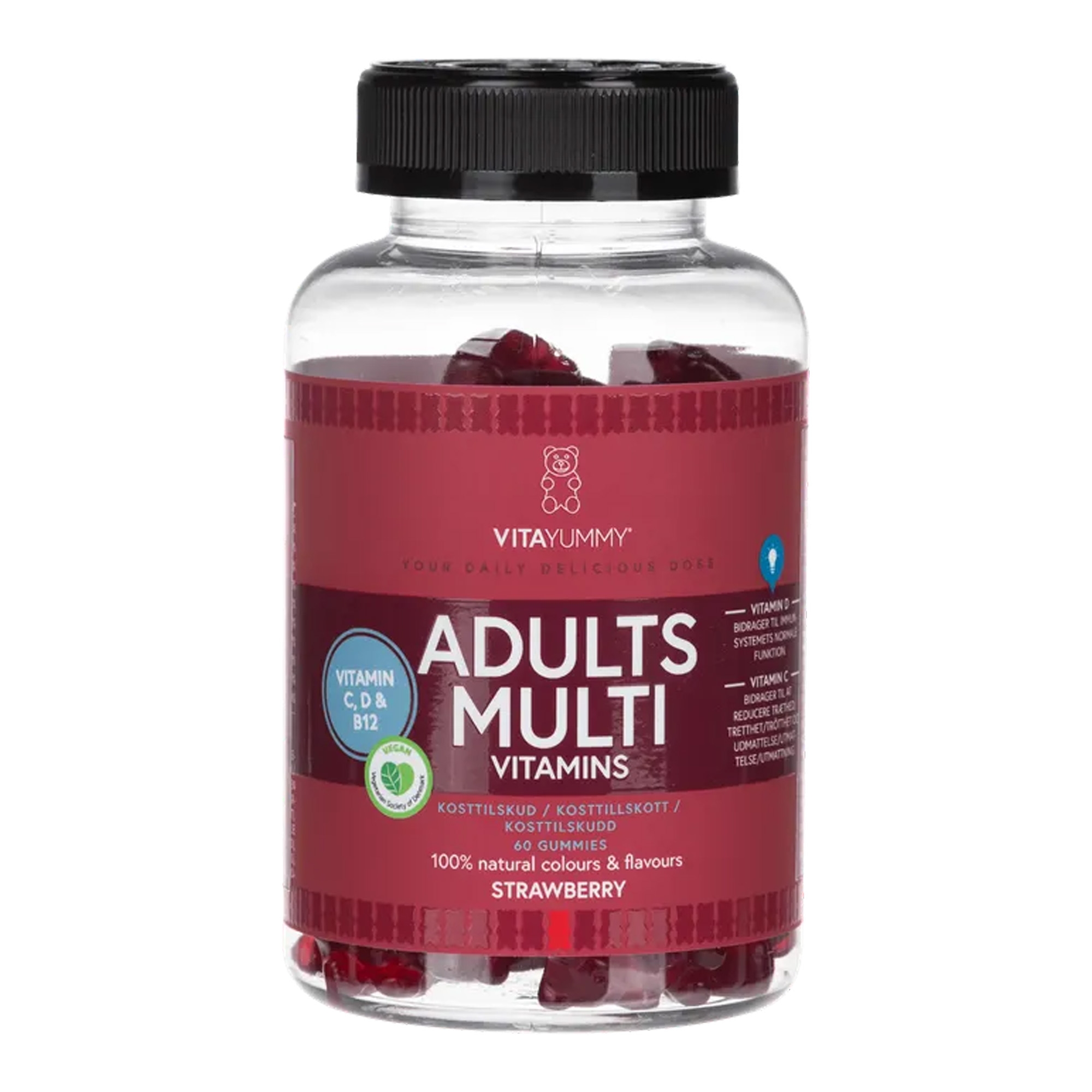 Adults Multivitamins Strawberry toidulisand 60tk