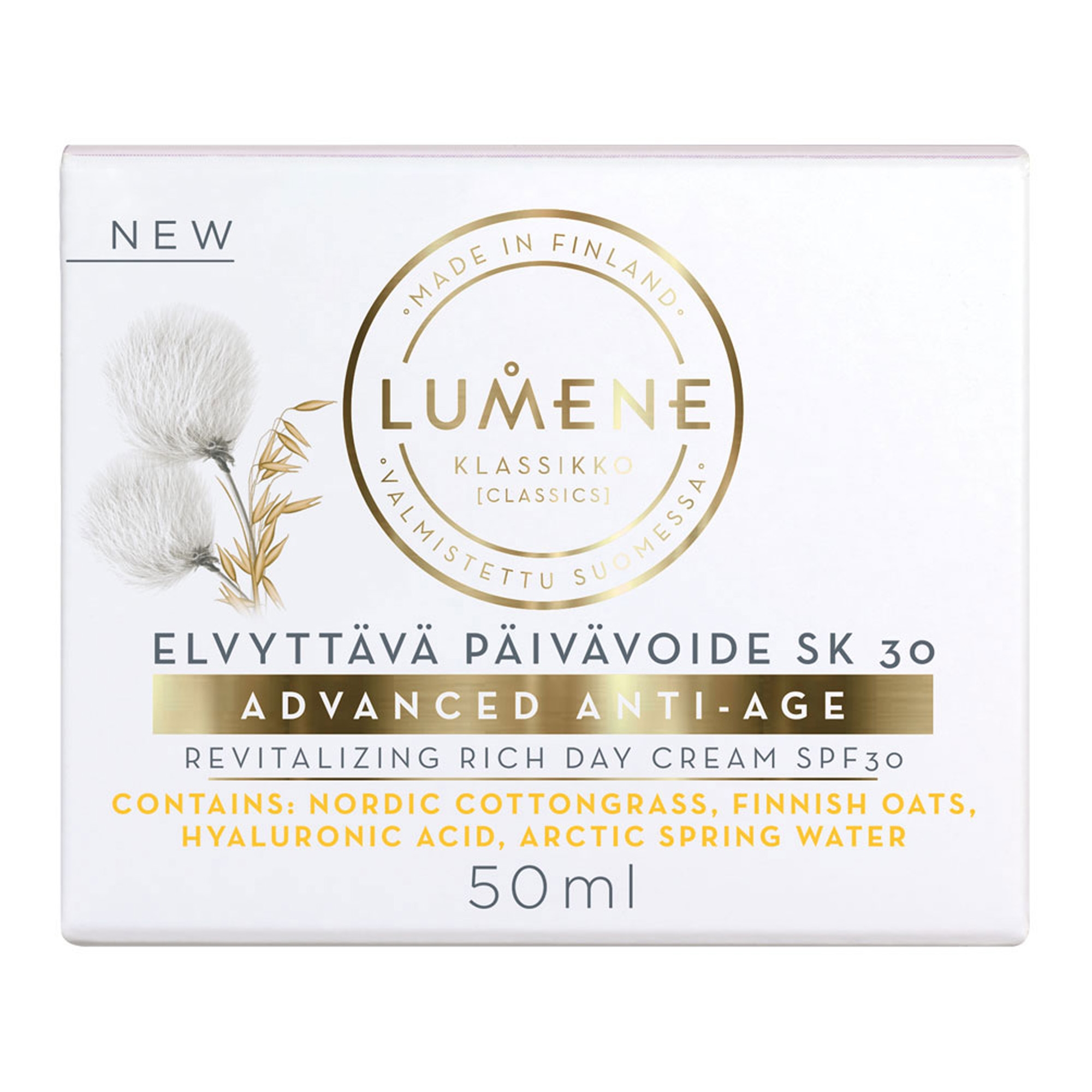 Klassikko Advanced Anti-Age päevakreem SPF30 50ml