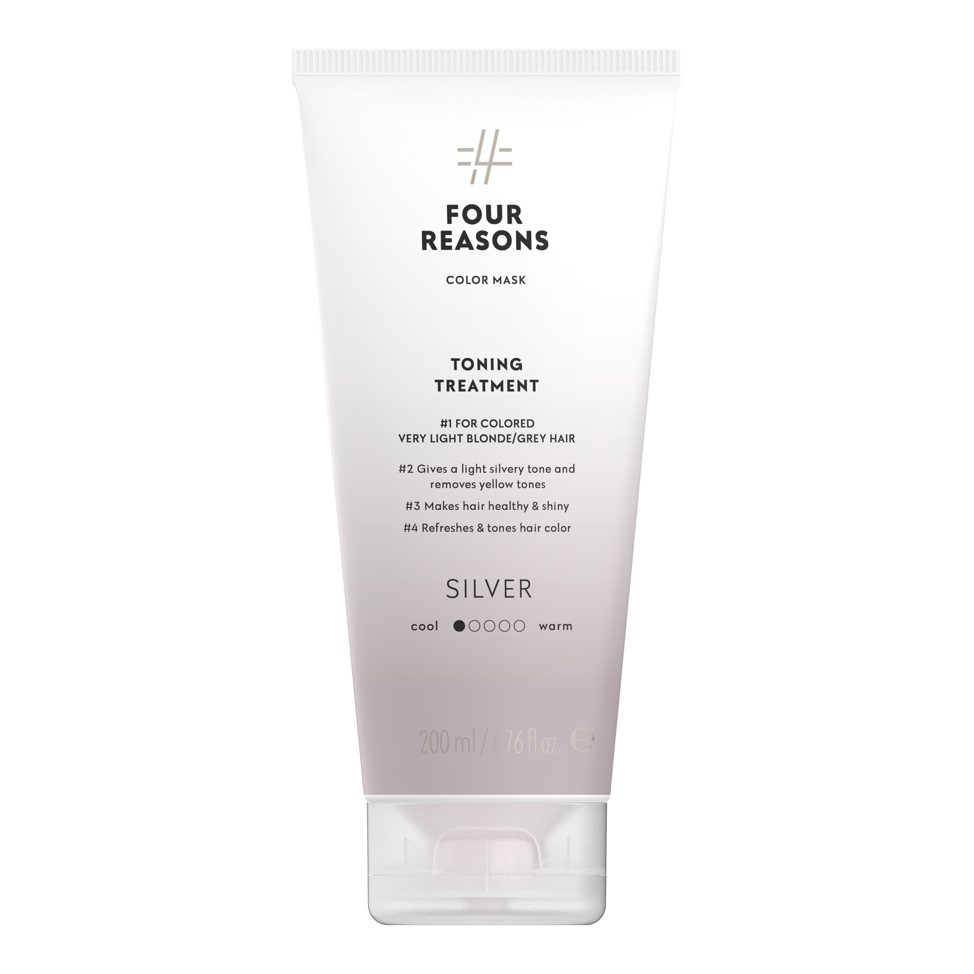 Hooldav ja tooniv juuksemask värvitud juustele Silver 200ml
