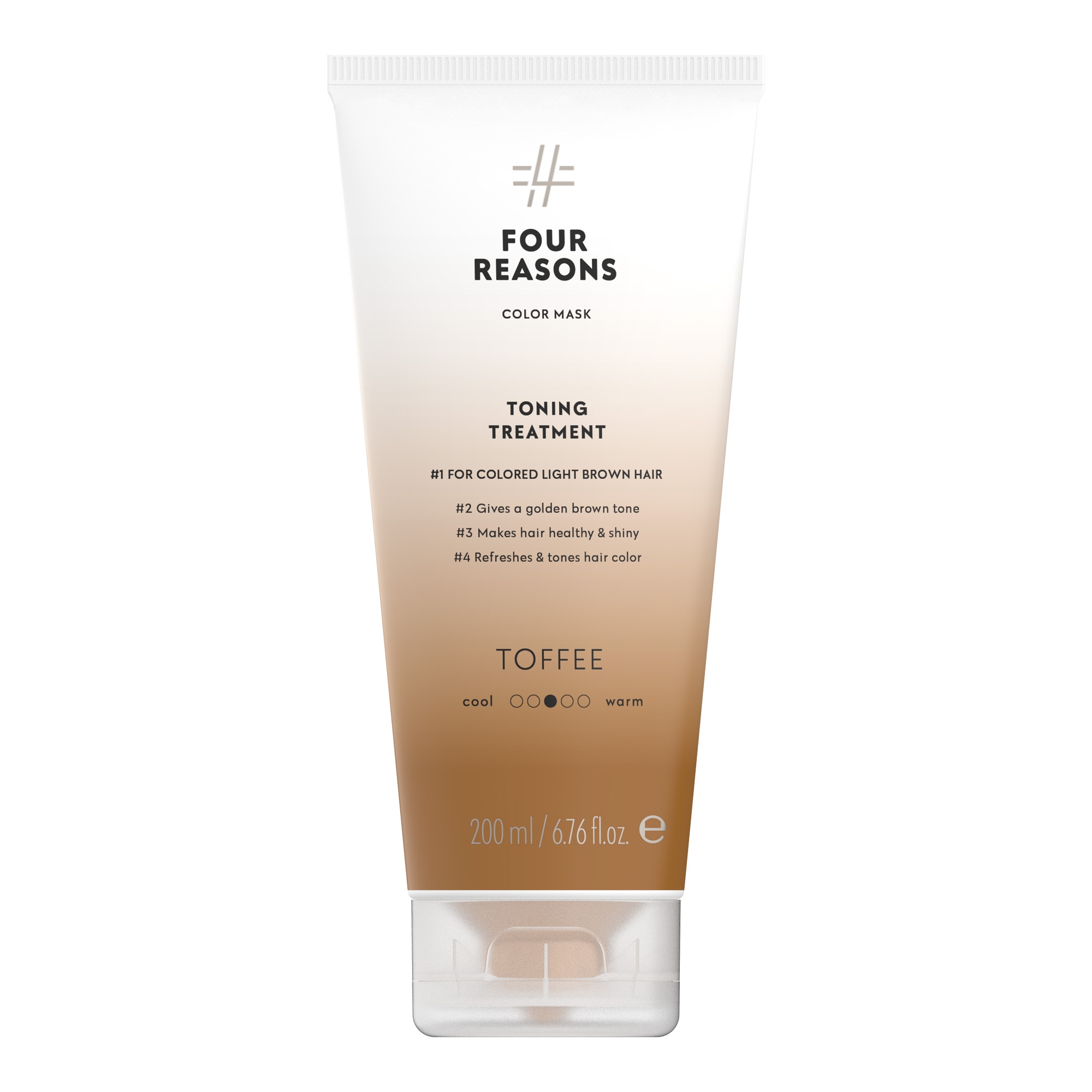 Hooldav ja tooniv juuksemask värvitud juustele Toffee 200ml