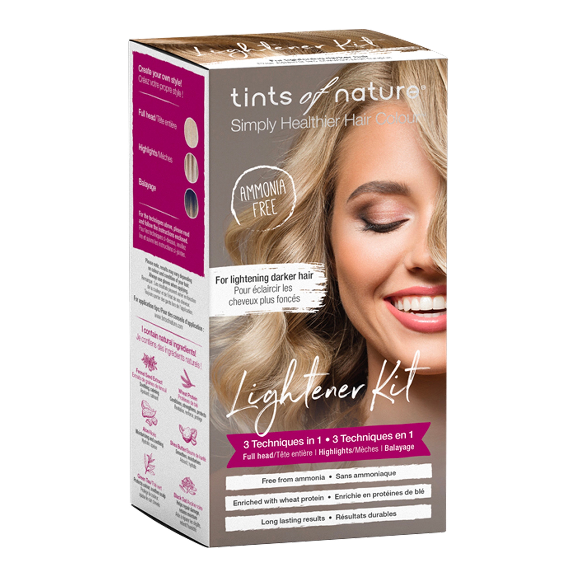 Juuste blondeerimiskomplekt 3-in-1