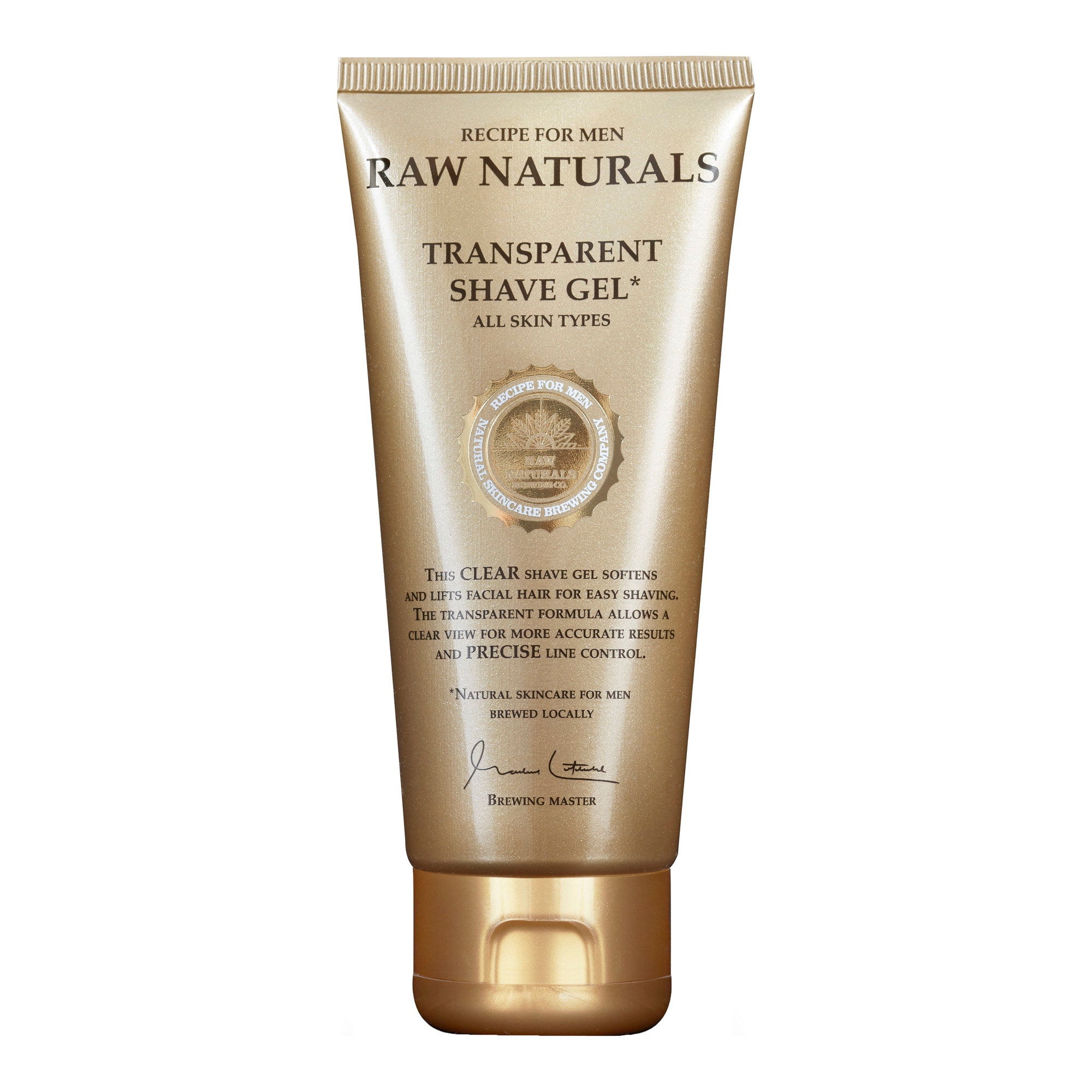 RAW Naturals läbipaistev habemeajamisgeel 100ml