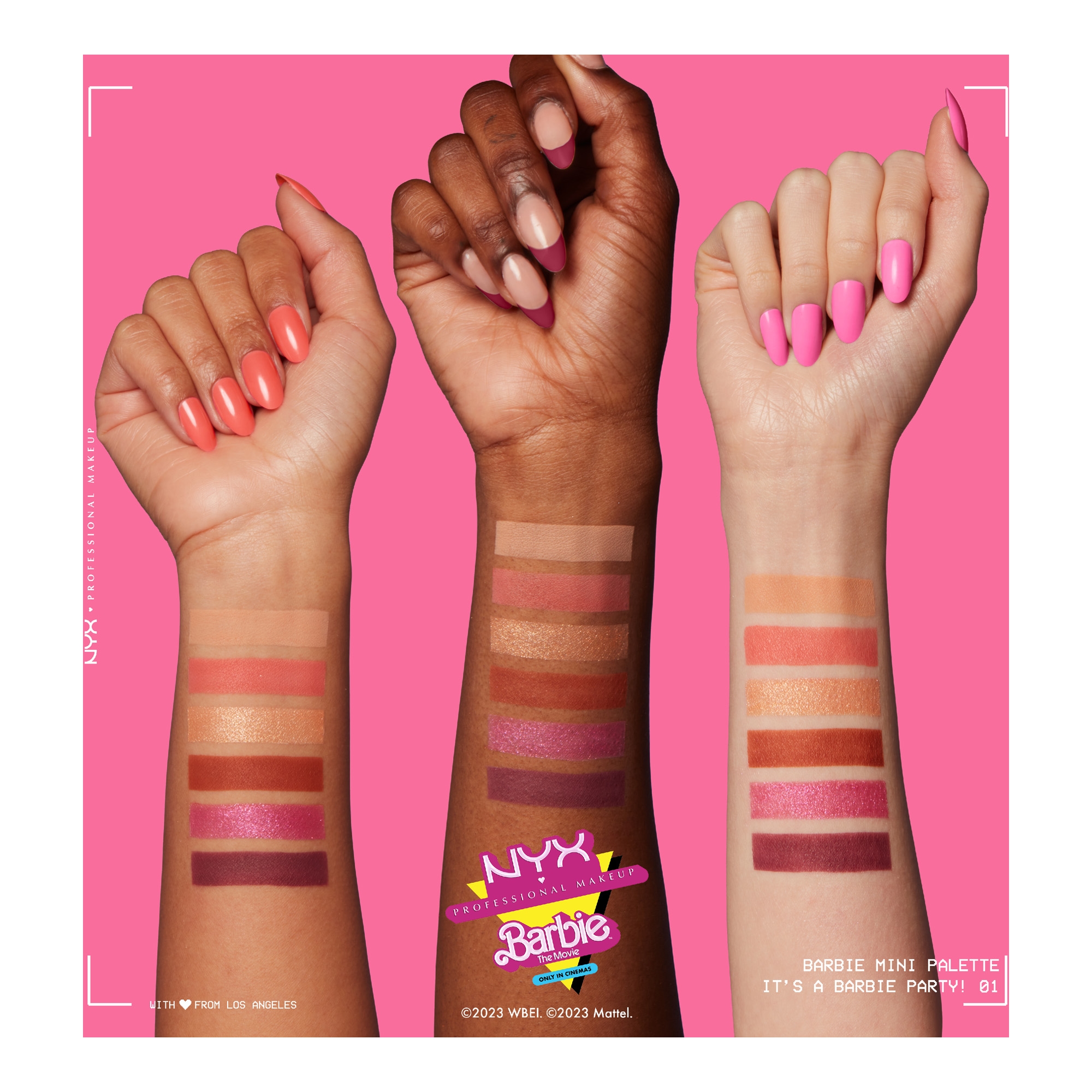 Lauvärvipalett Barbie