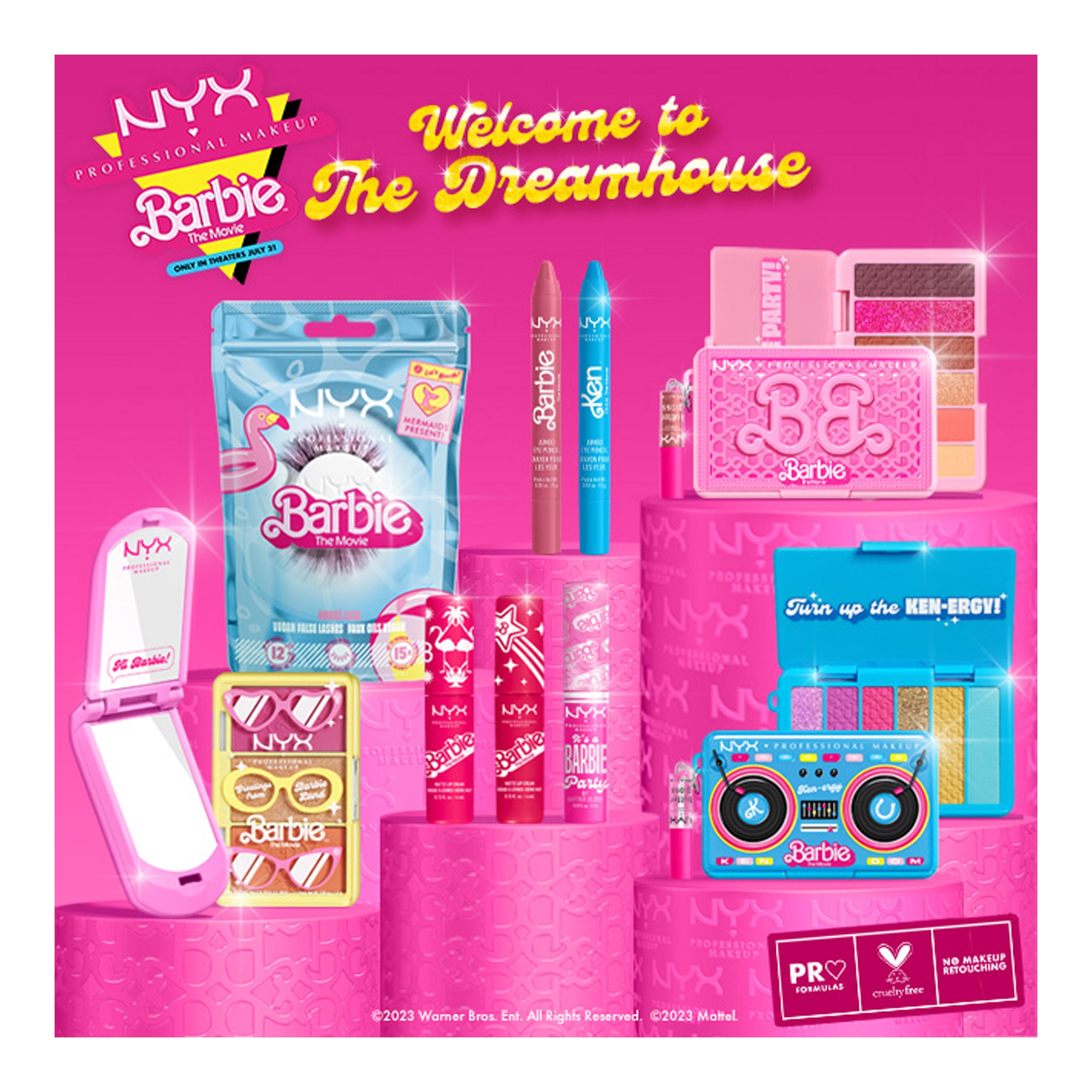 Lauvärvipalett Barbie