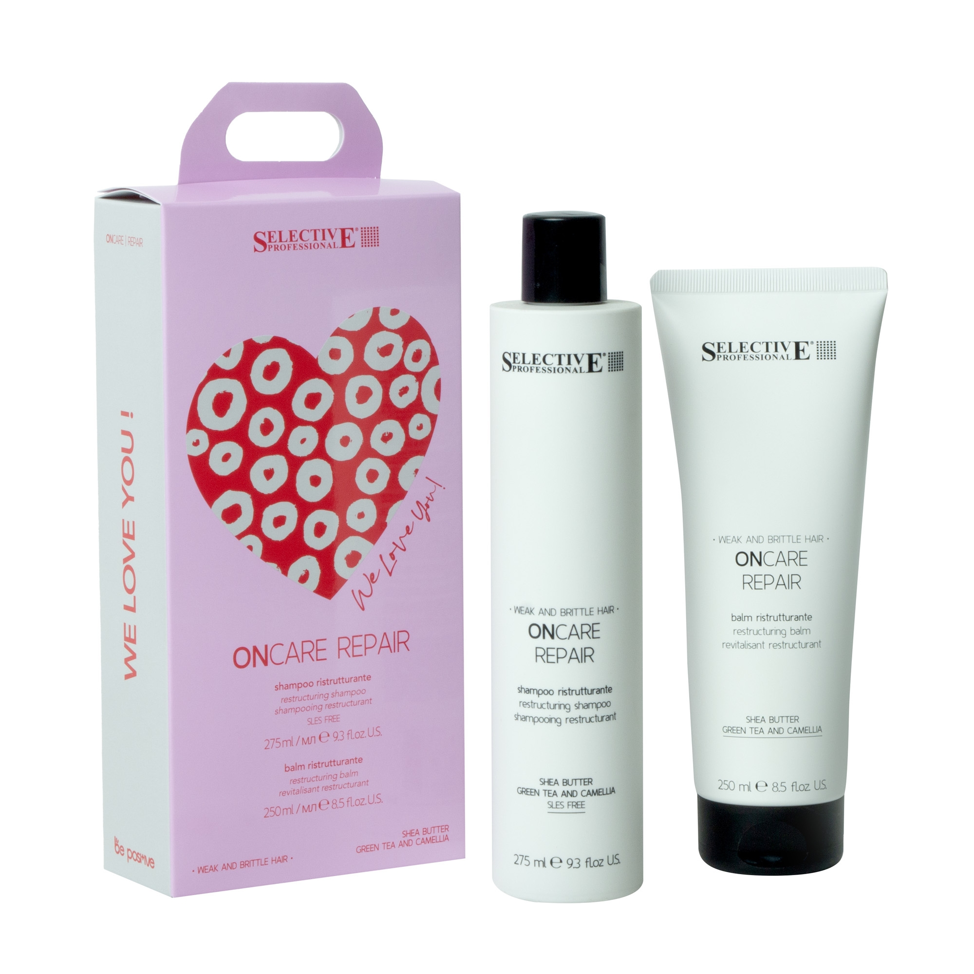 We Love You komplekt Repair kahjustatud juustele