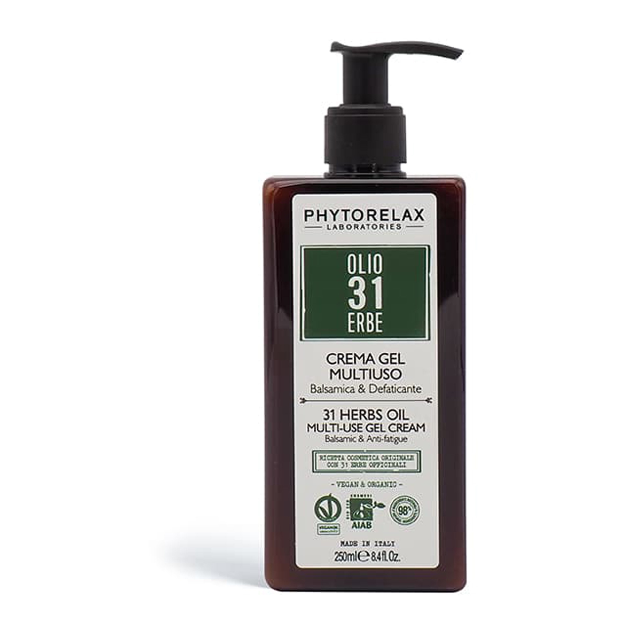 31 eeterliku taimeõli ja ekstrakti kehapiim 250ml