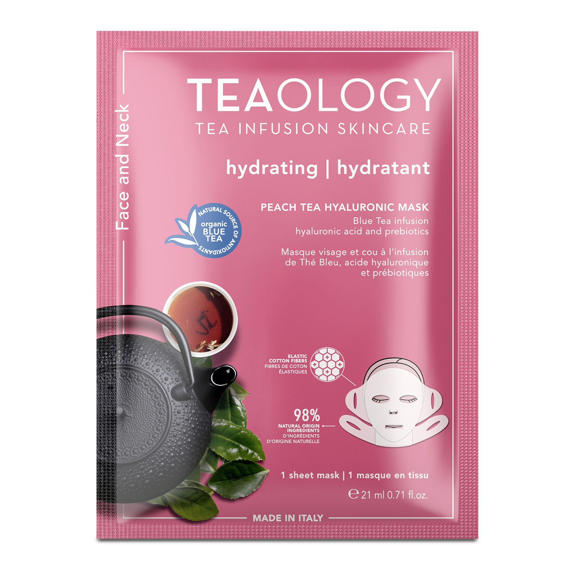 Näomask Peach Tea Hyaluronic 21ml