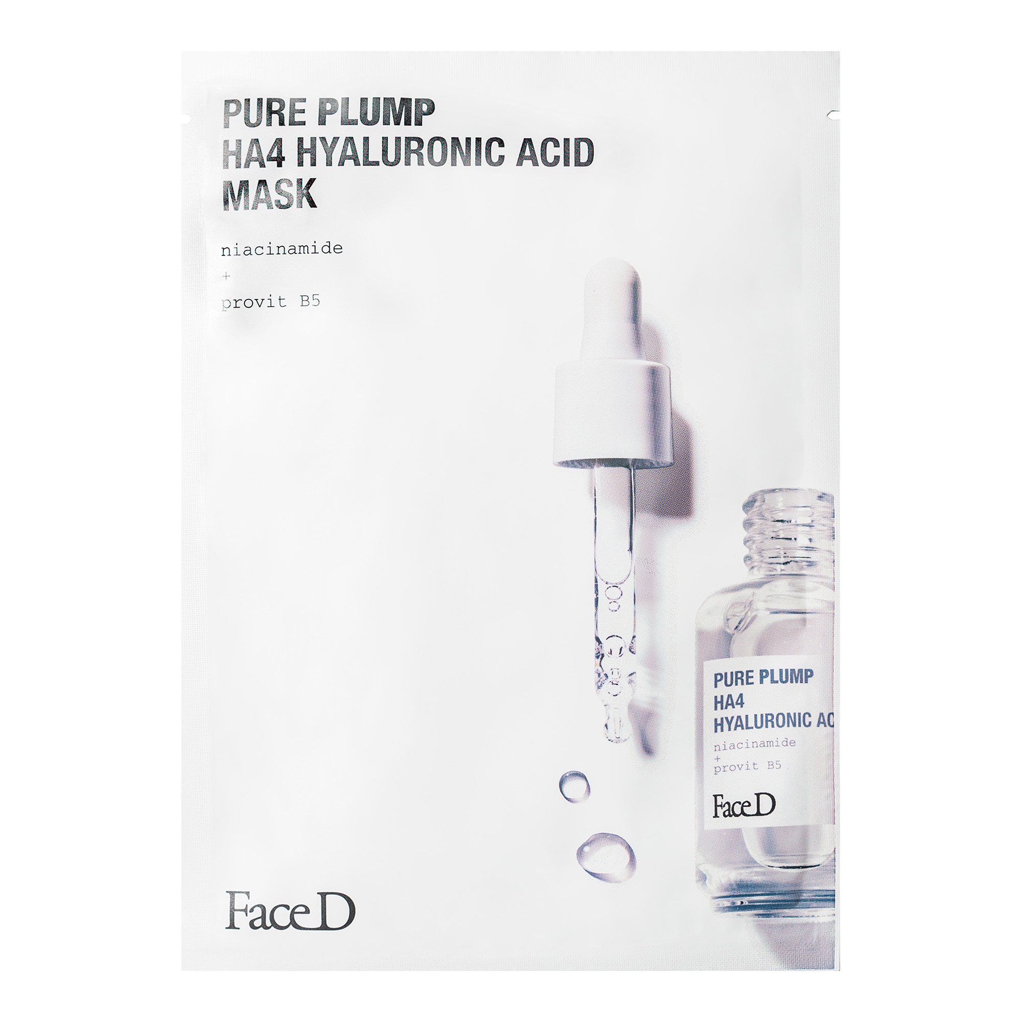 Pure Plump HA4 Hyaluronic Acid Mask ühekordne näomask 1tk