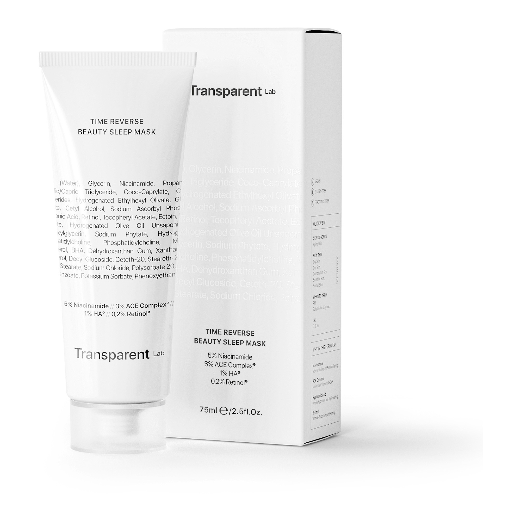 Vananemisvastane öömask 75ml