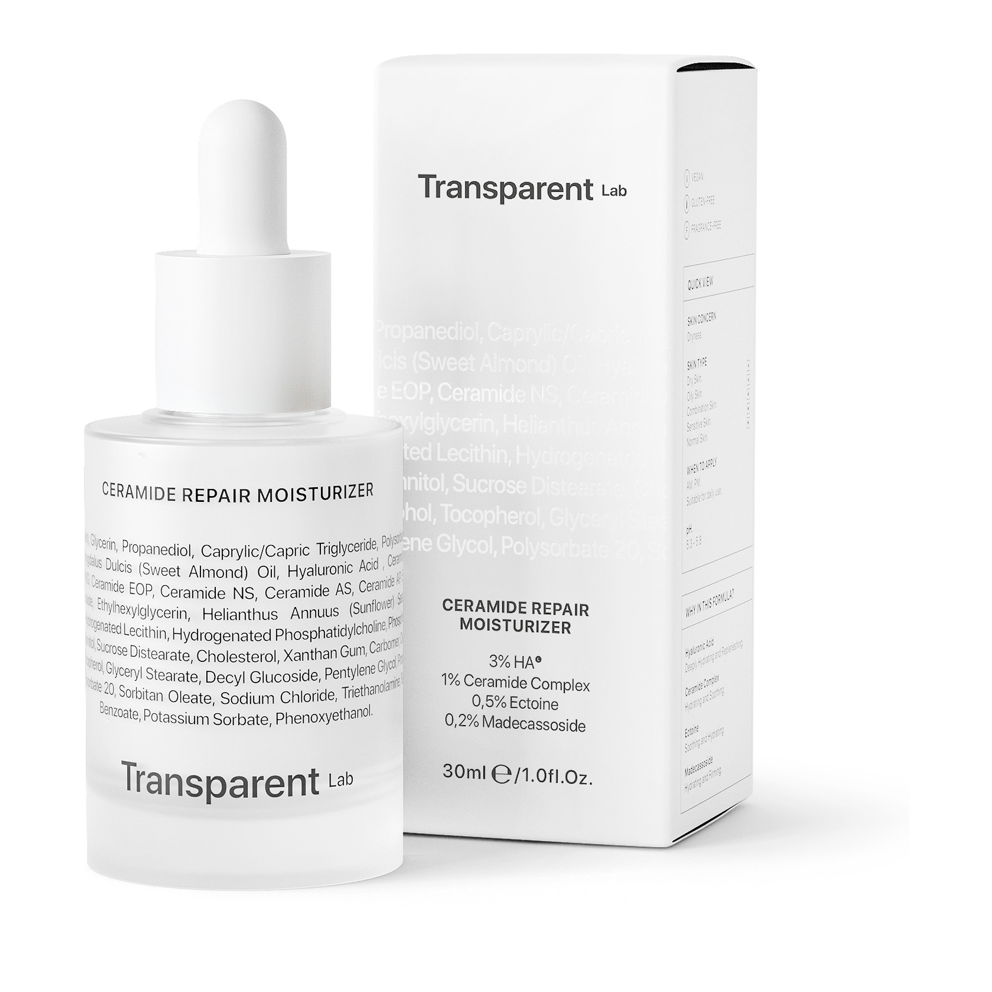 Keramiididega niisutav näoseerum 30ml