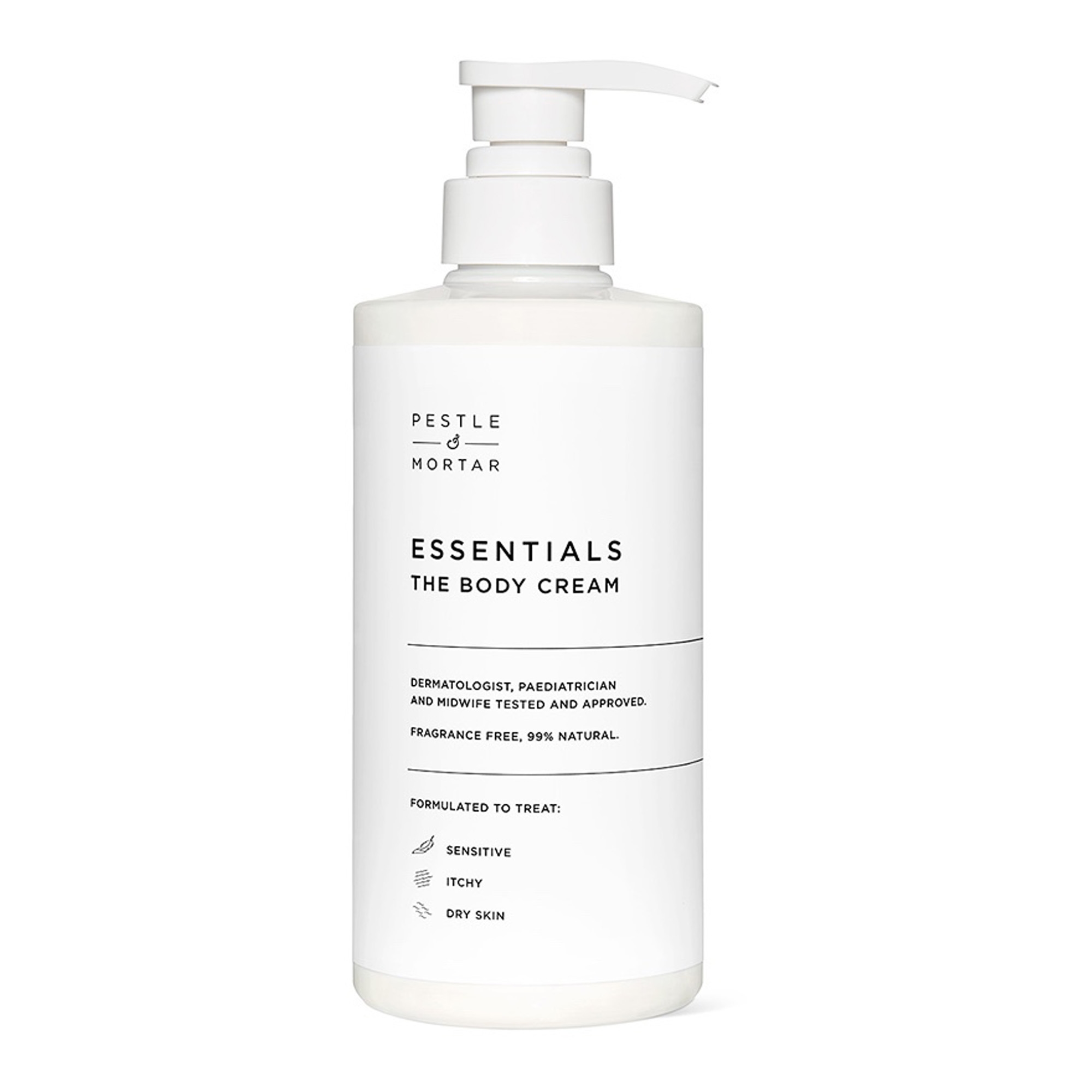 Essentials looduslik lõhnatu kehakreem 500ml