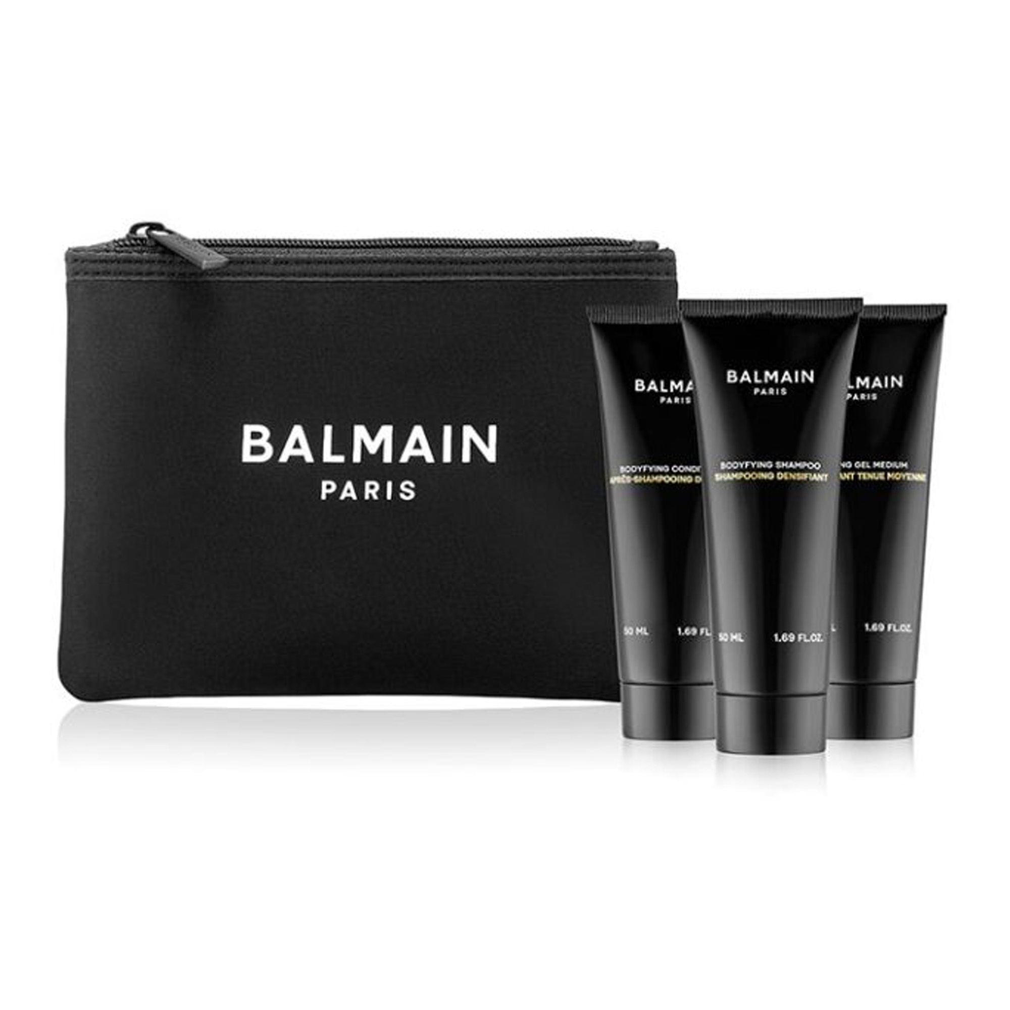 Juukseid tihendav reisikomplekt meestele