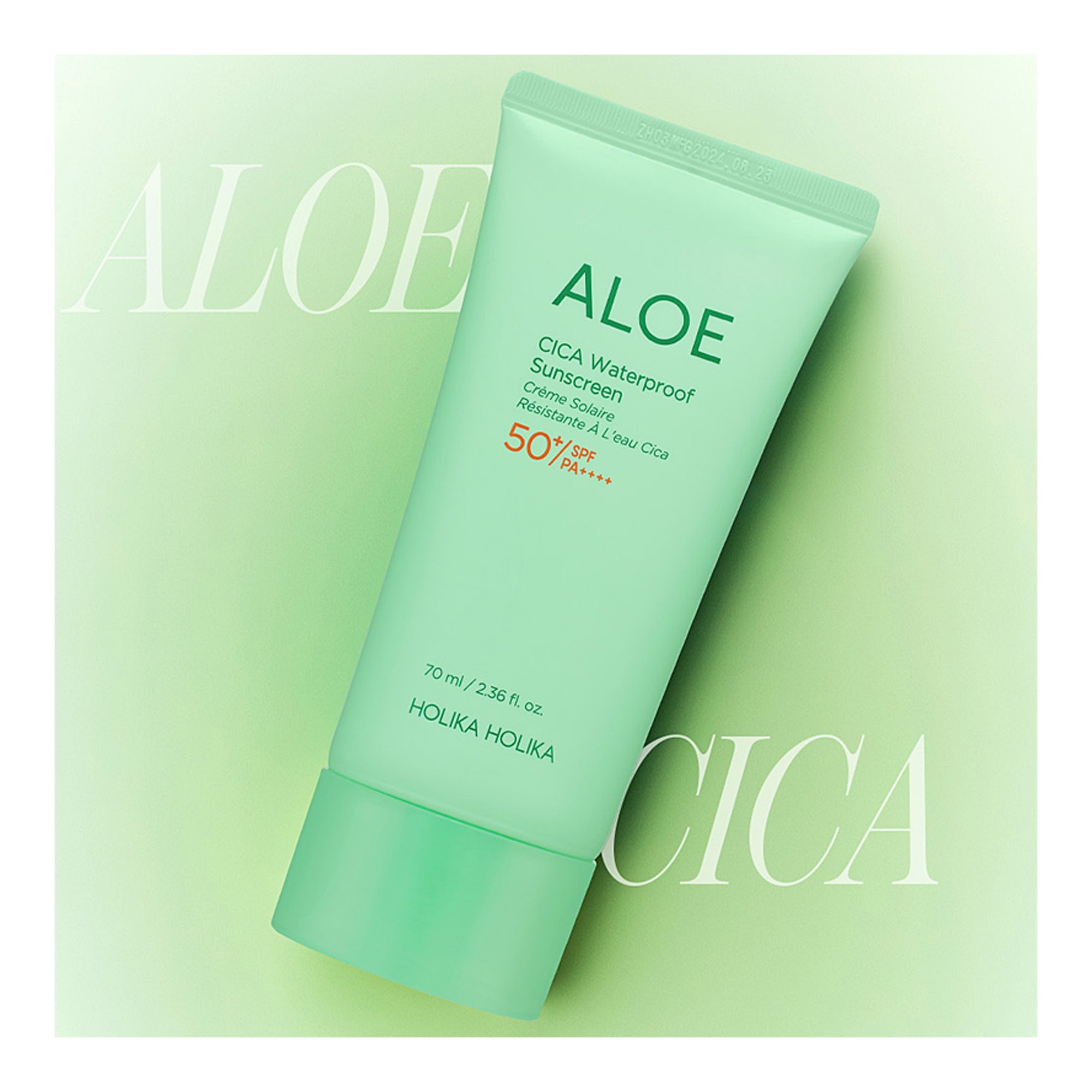 Päikesekaitsekreem Aloe Cica Waterproof Sunscreen SPF50+ 70ml
