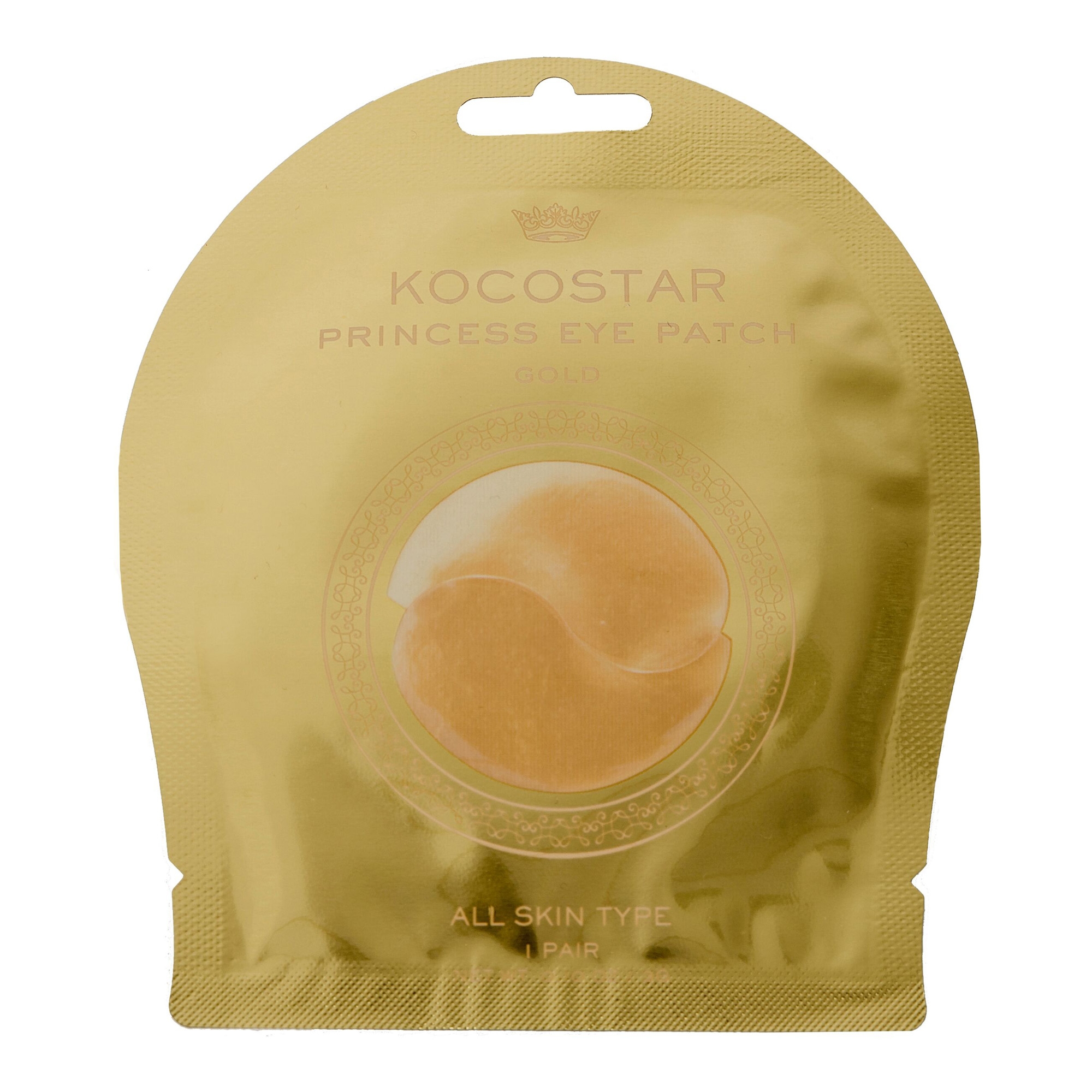 Princess Eye Patch Gold hüdrogeel-silmapadjad 1 paar