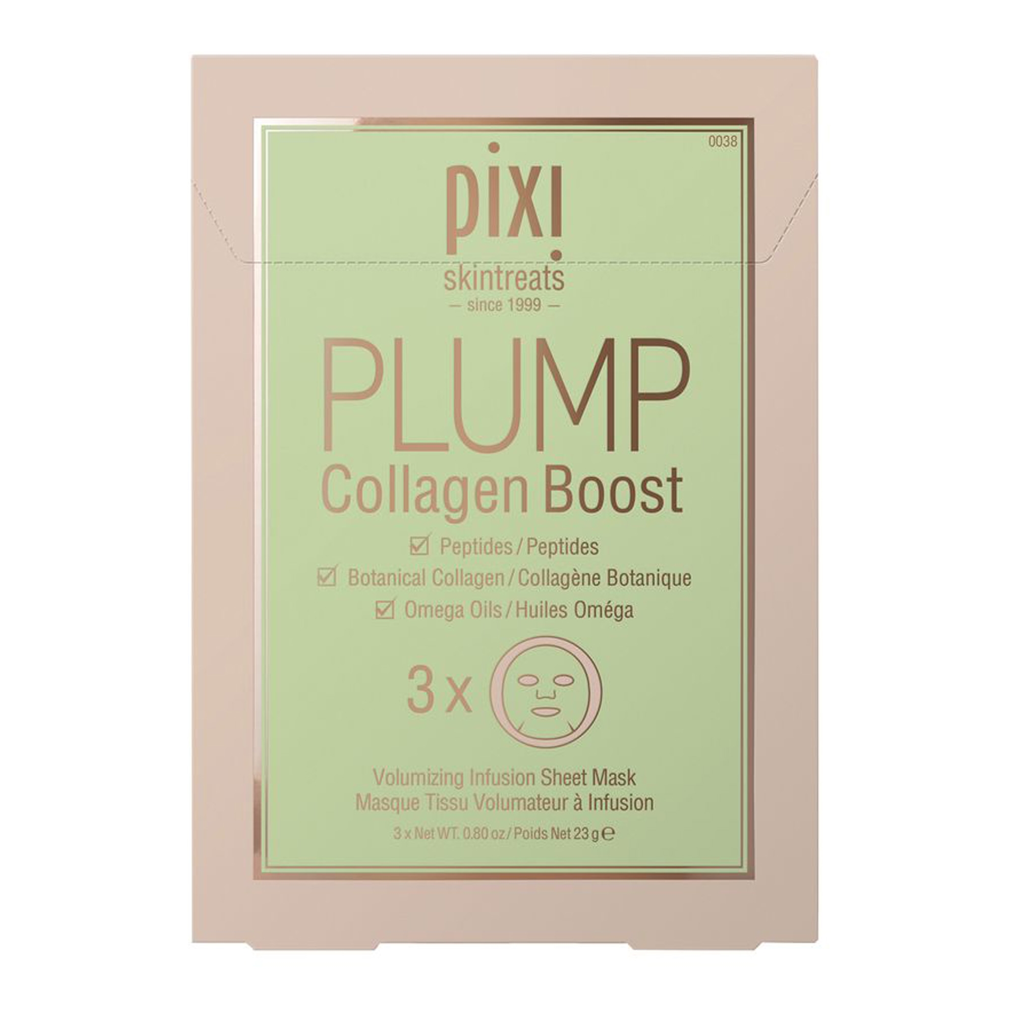 Noorendavad kangasmaskid Plump Collagen Boost 3tk