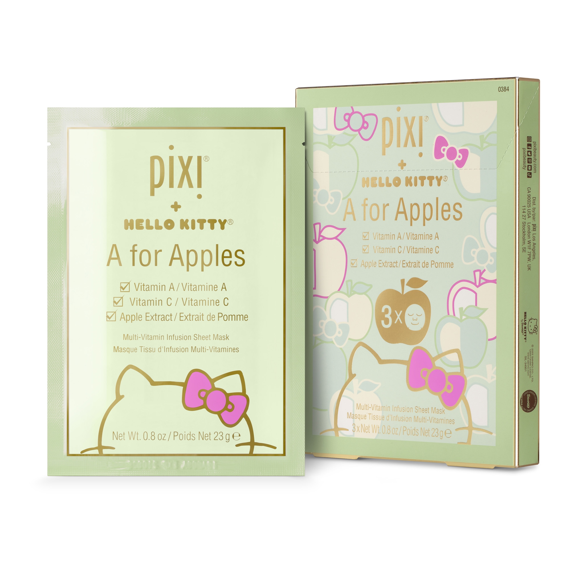 Hello Kitty A For Apples kangasmaskid 3tk