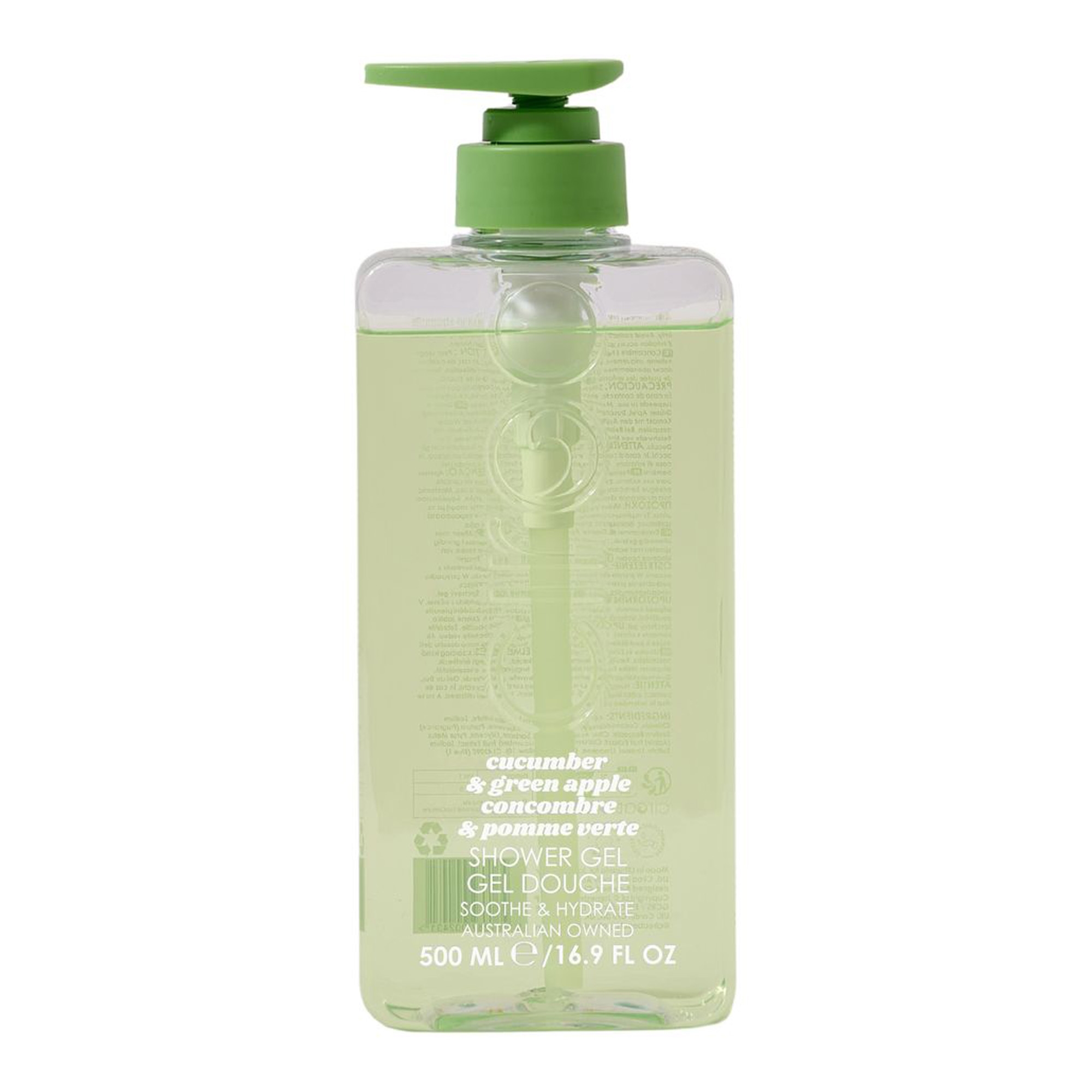 Cucumber & Green Apple rahustav dušigeel 500ml