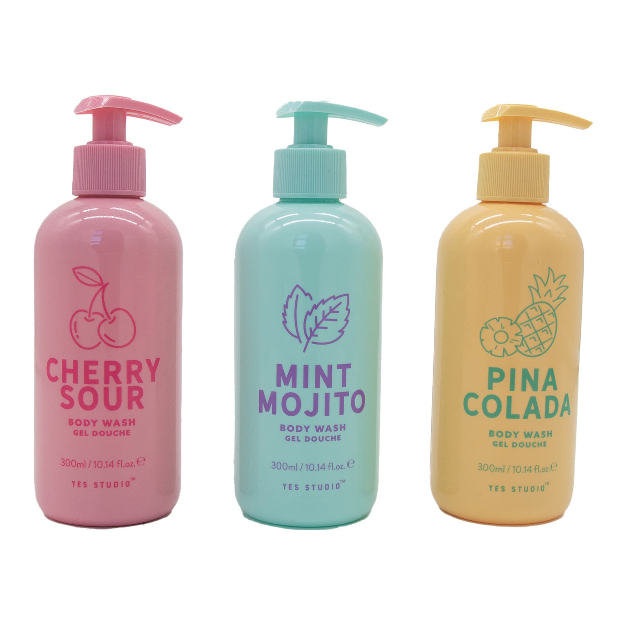 Cocktail Hour Body Wash Trio kinkekomplekt
