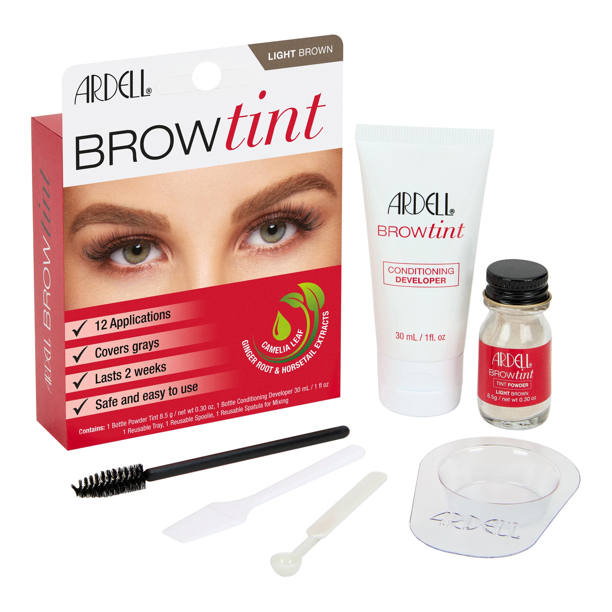 Kauapüsiv kulmuvärv, helepruun 30ml