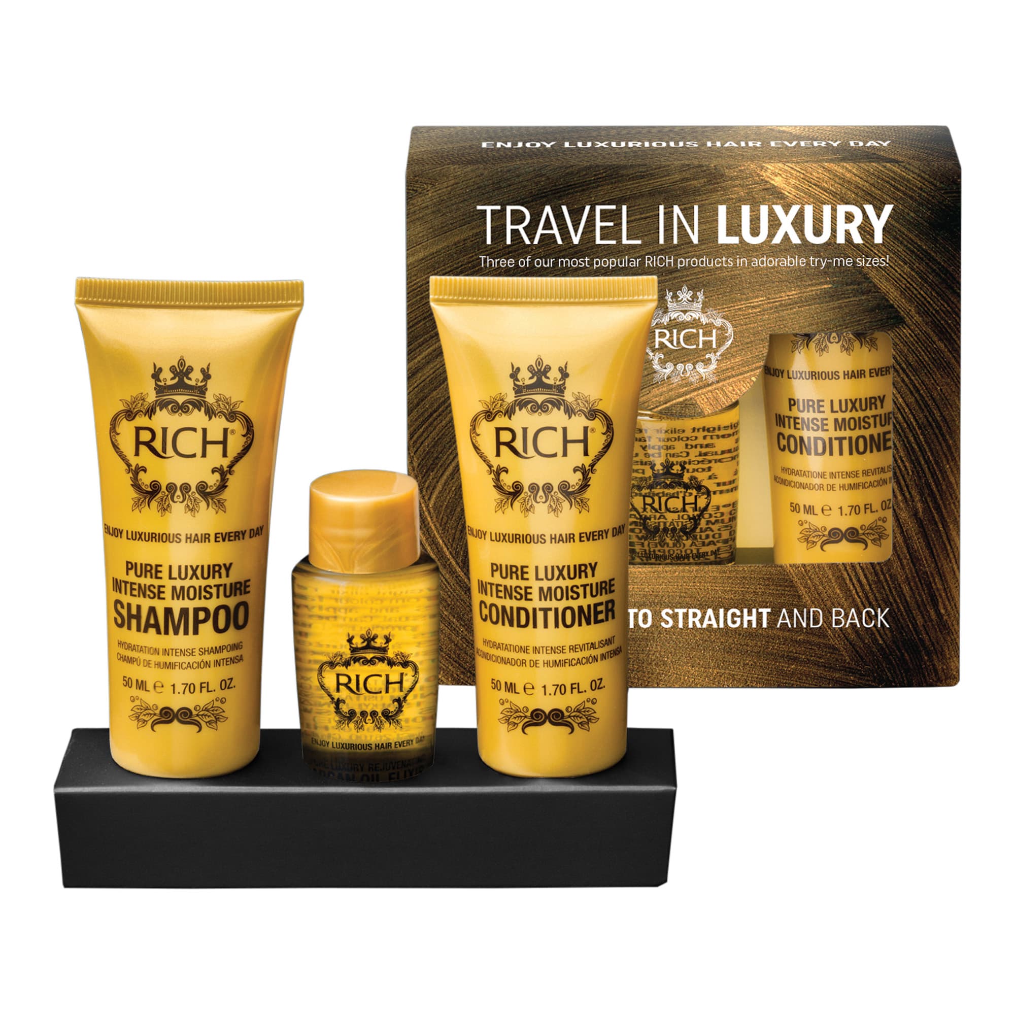 Pure Luxury Travel In Luxury intensiivselt niisutav komplekt