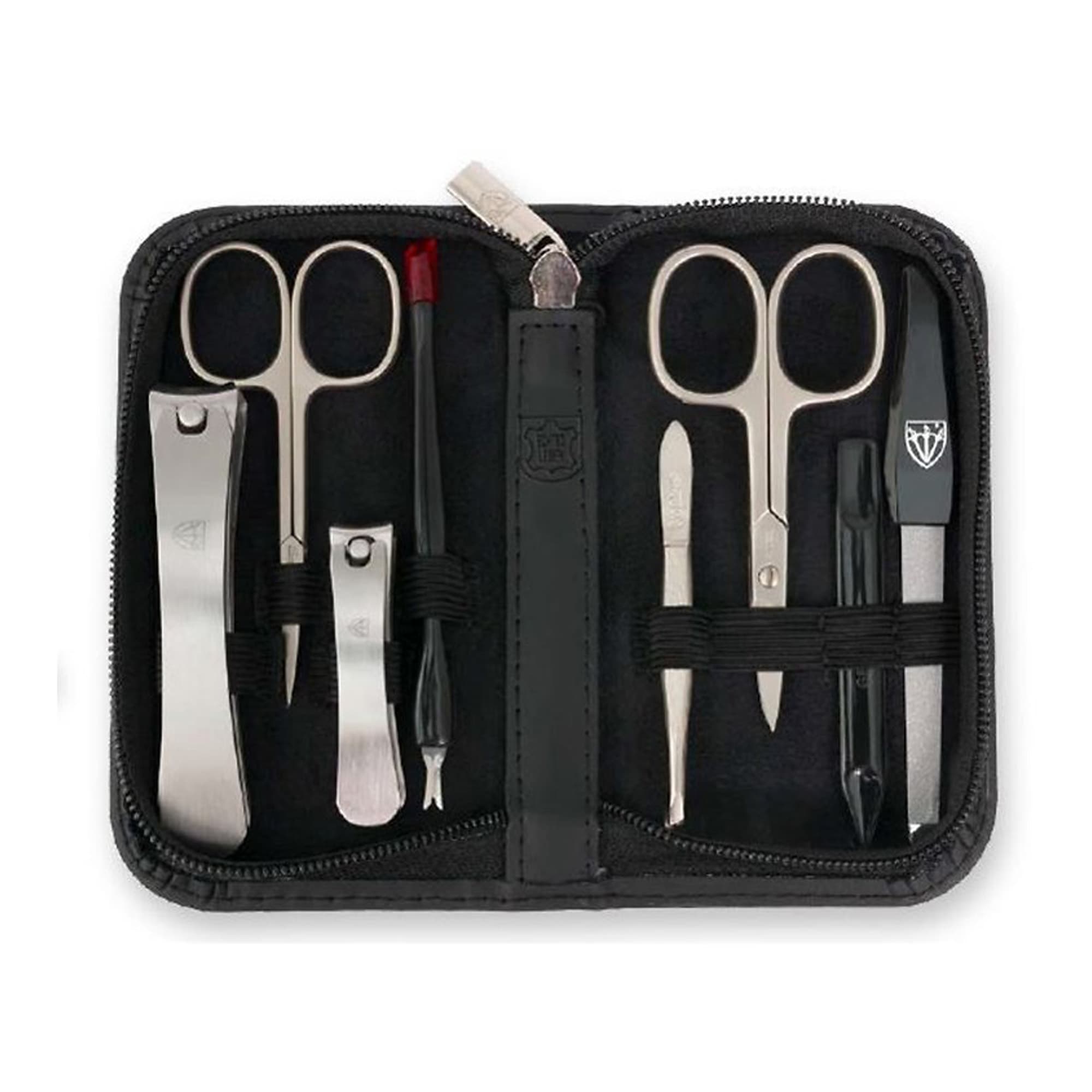 Maniküürikomplekt Matt Exclusive Line, nahast, keskmine