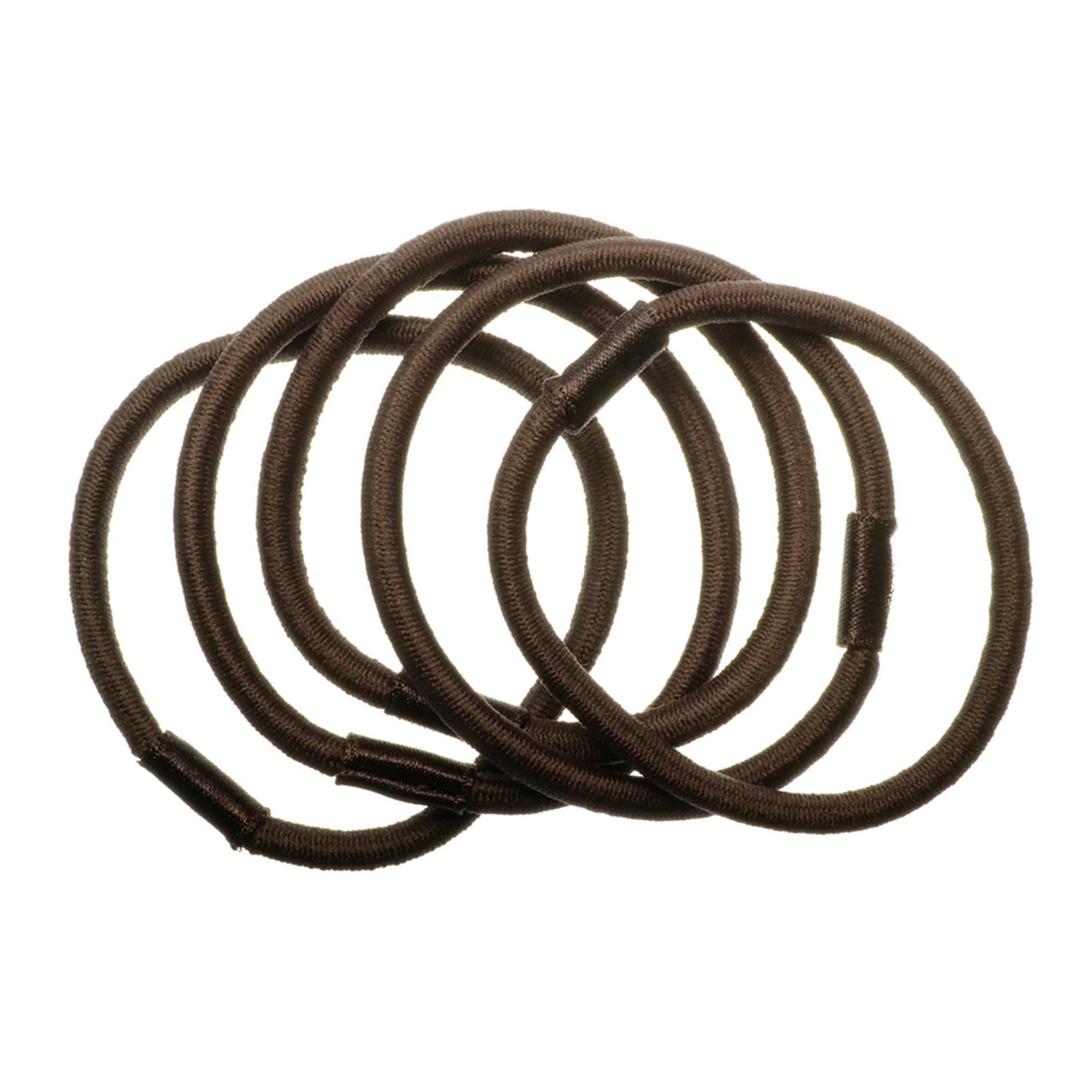 Ep roma juuksekummid pony elastic brown, 5tk pakis