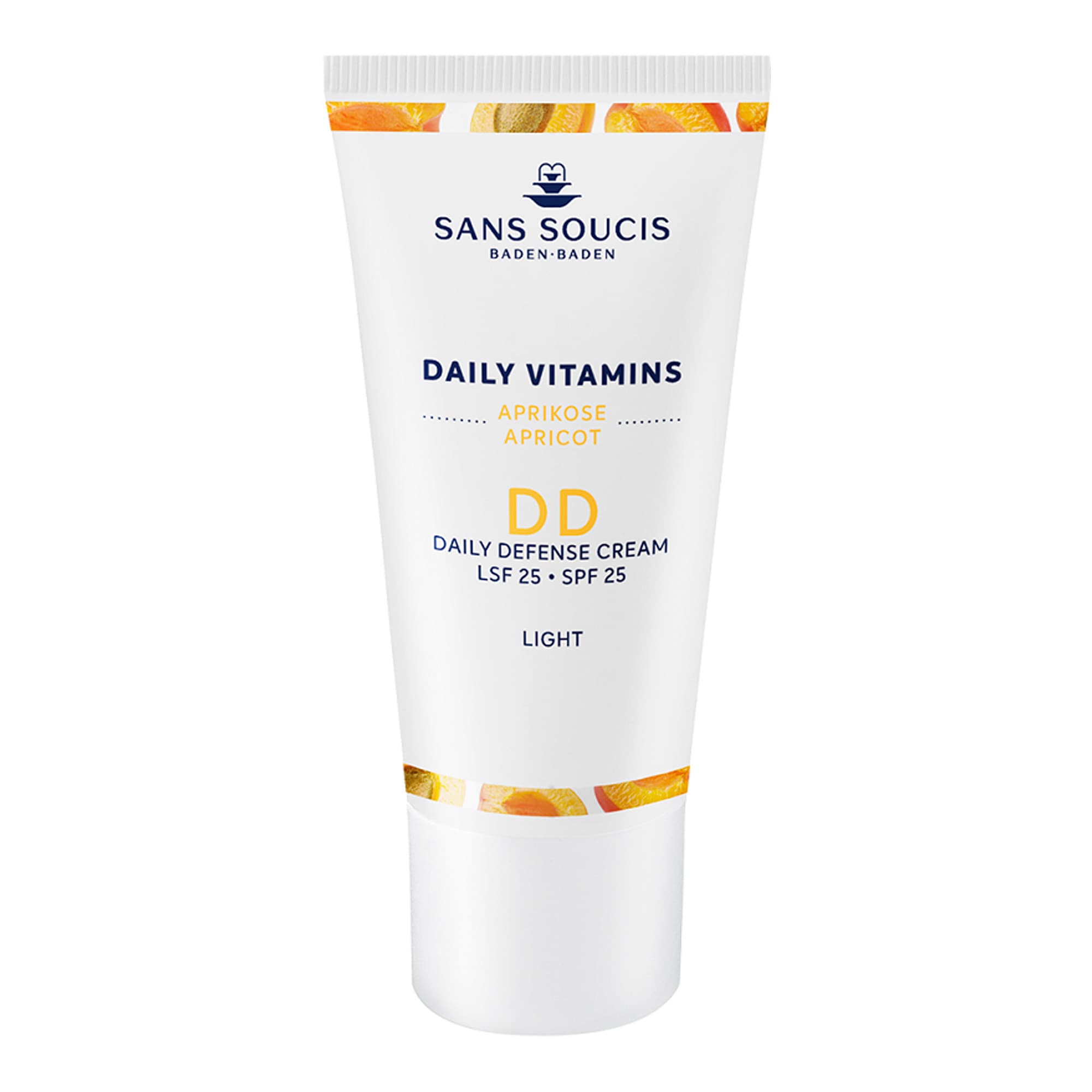 DD päevakreem aprikoosiga SPF25, hele 30ml